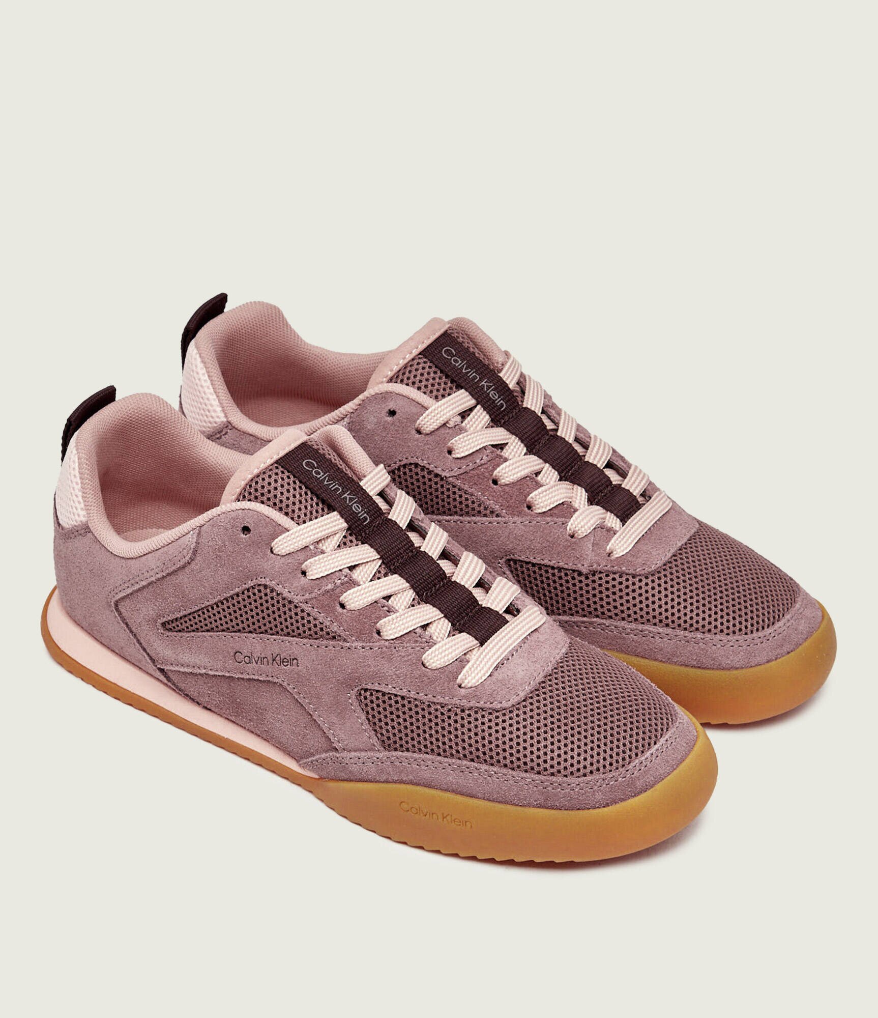 Calvin Klein Sneakers Low Pro Runner | piele întoarsă