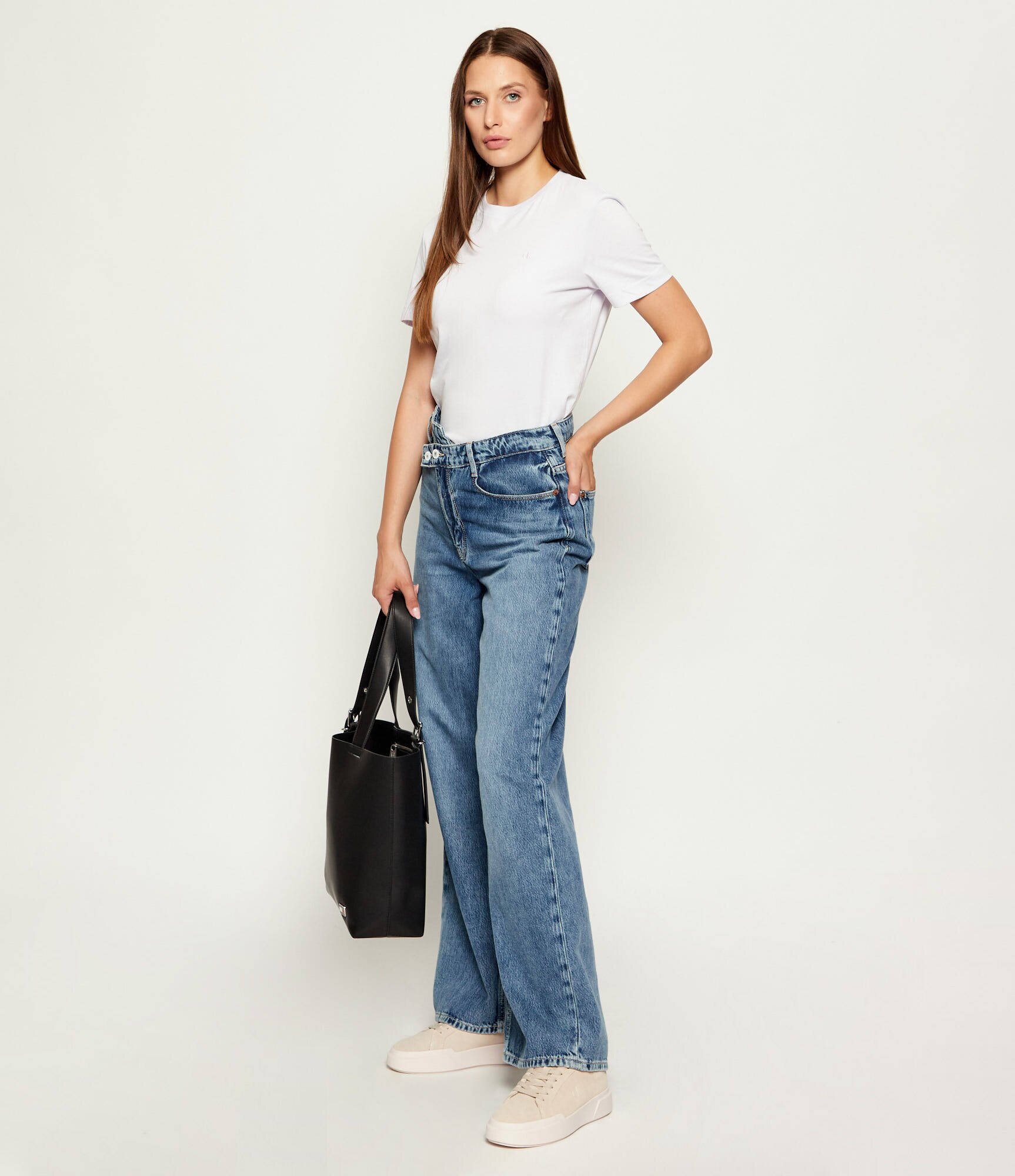Calvin Klein Sneakers | piele întoarsă