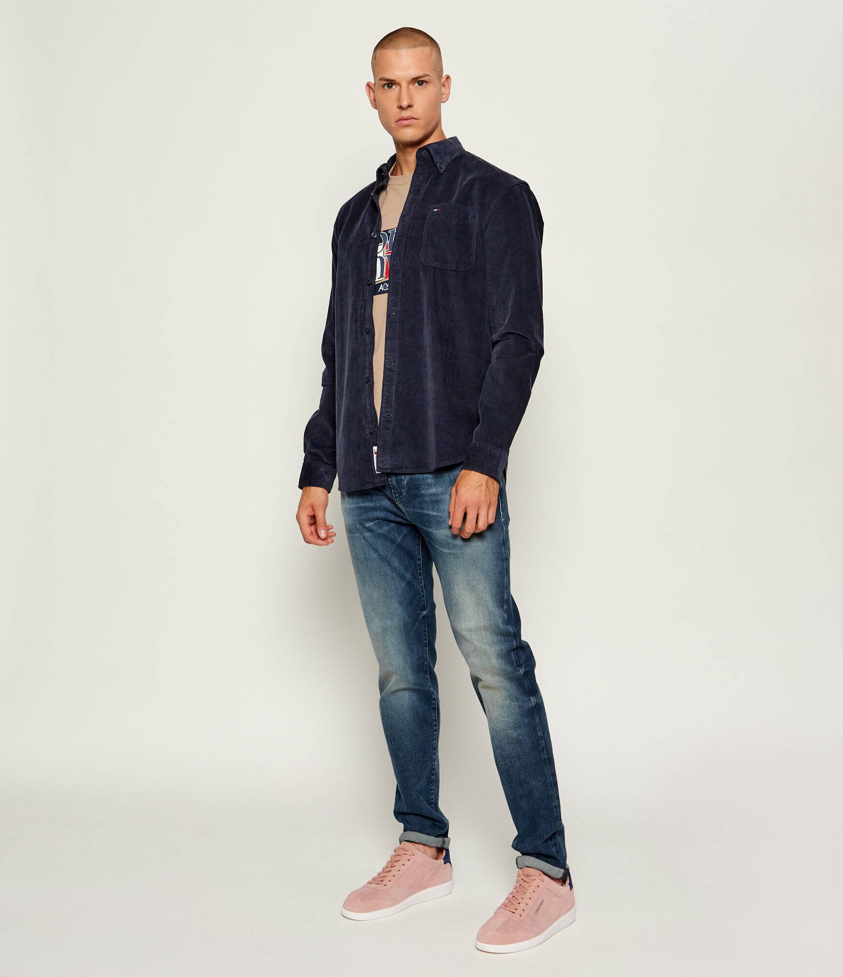 Calvin Klein Sneakers | piele întoarsă