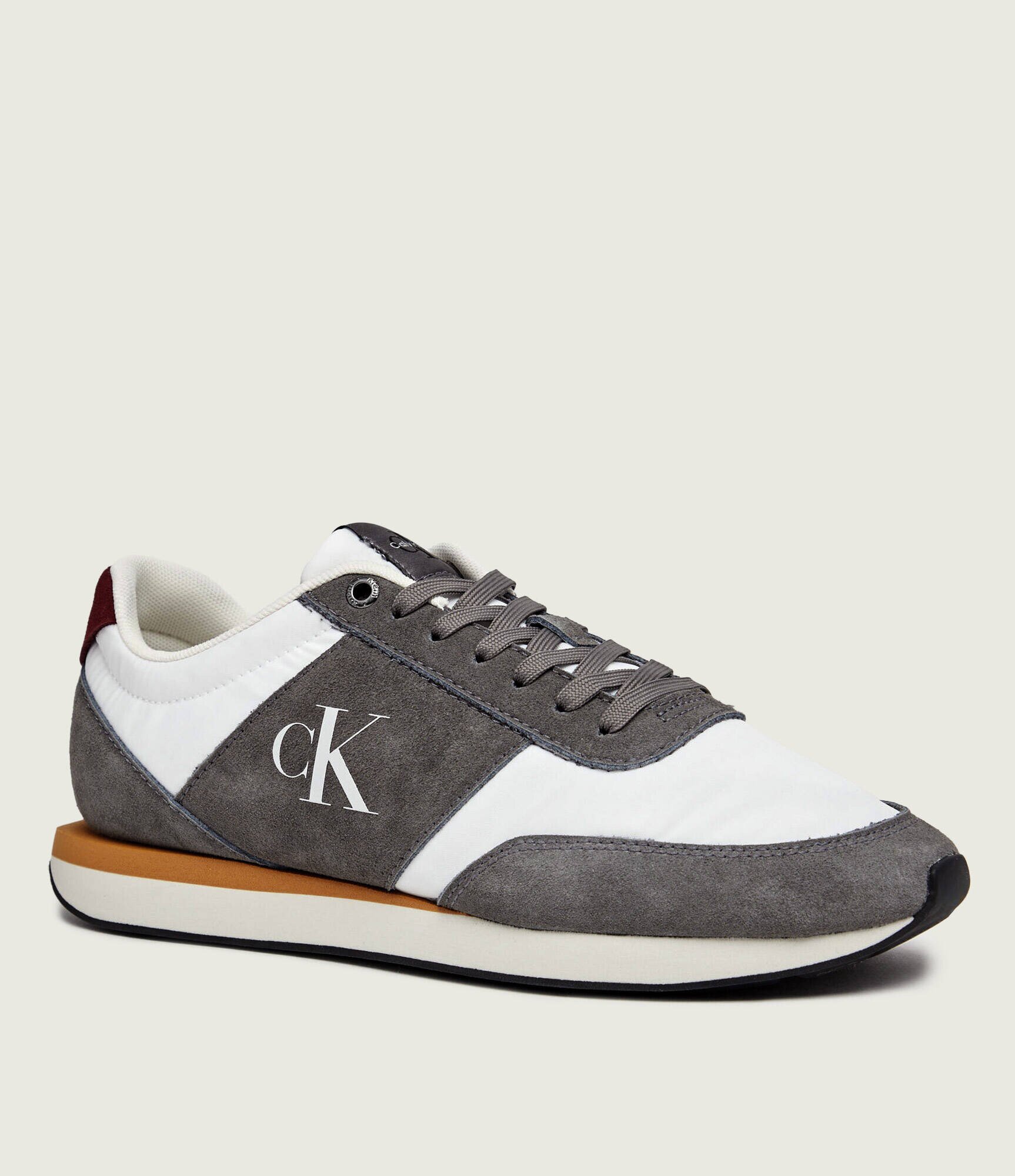 Calvin Klein Sneakers RETRO | piele întoarsă