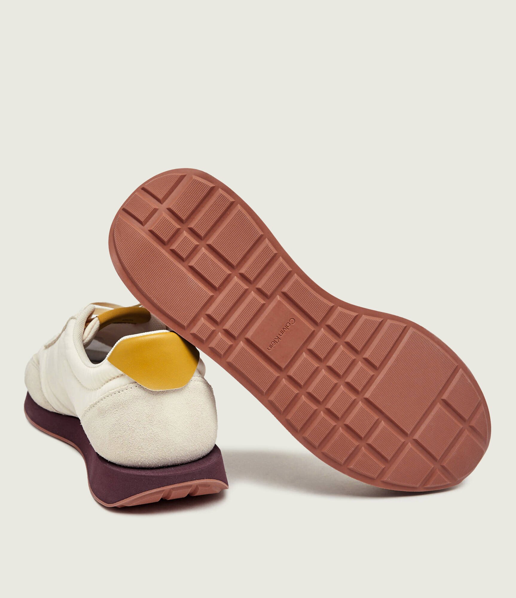 Calvin Klein Sneakers RETRO | piele întoarsă
