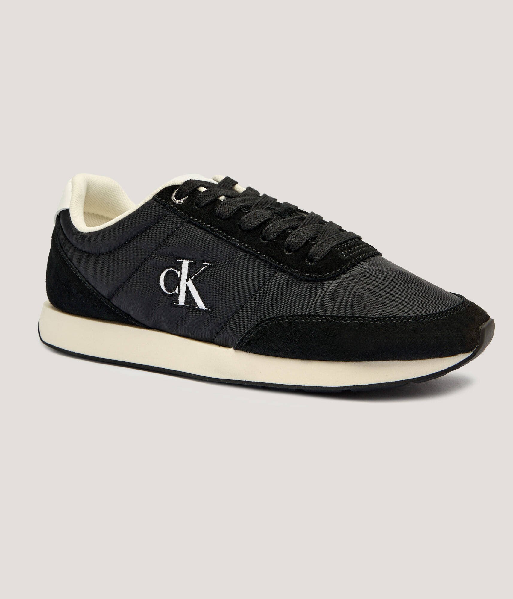 Calvin Klein Sneakers RETRO | piele întoarsă