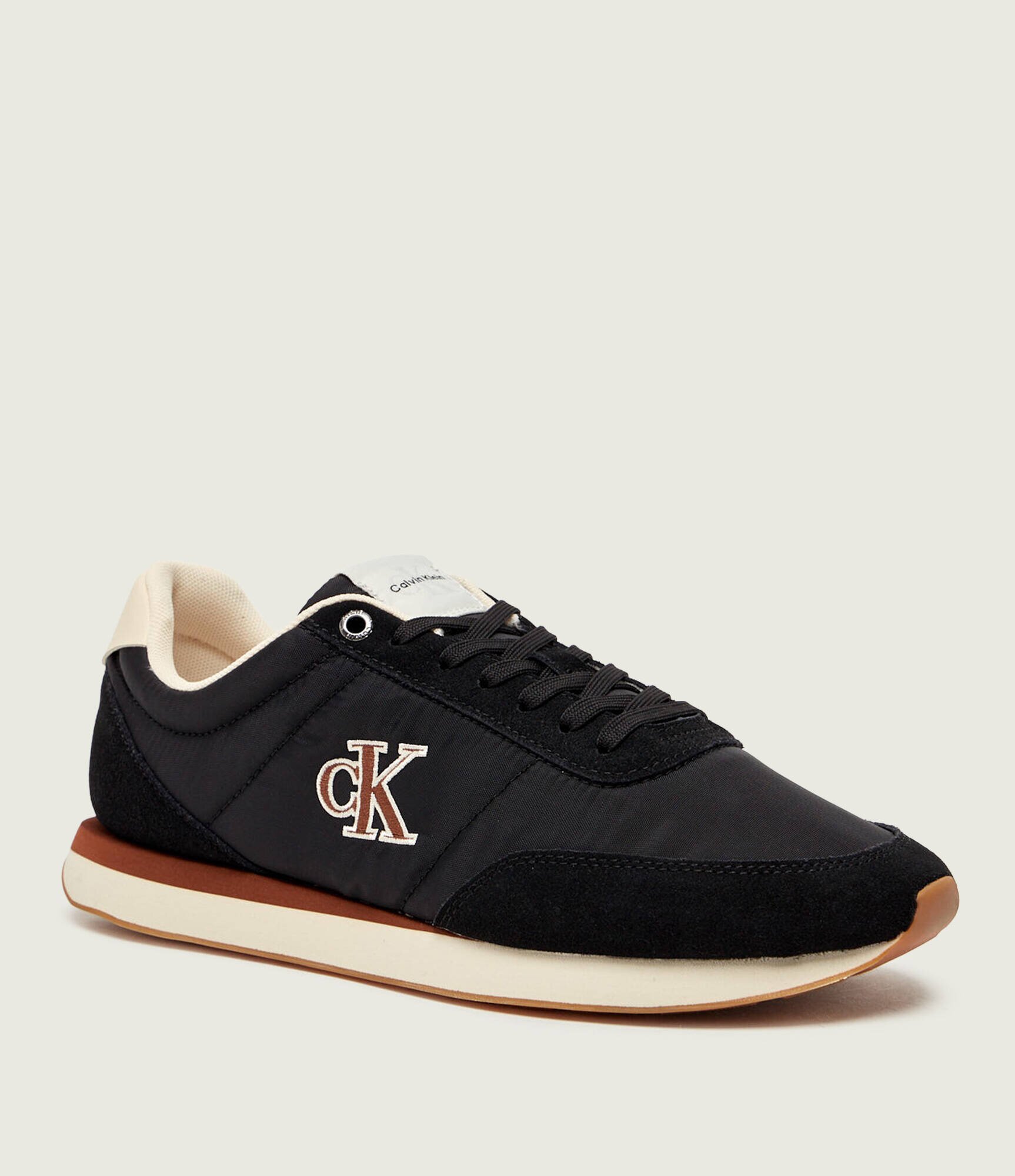 Calvin Klein Sneakers Retro | piele întoarsă