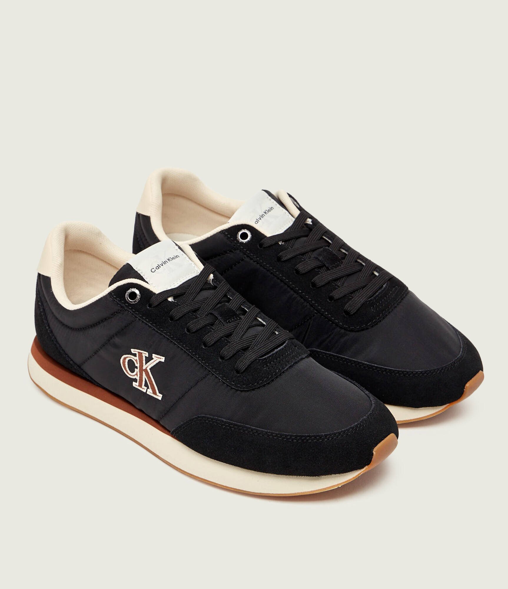 Calvin Klein Sneakers Retro | piele întoarsă