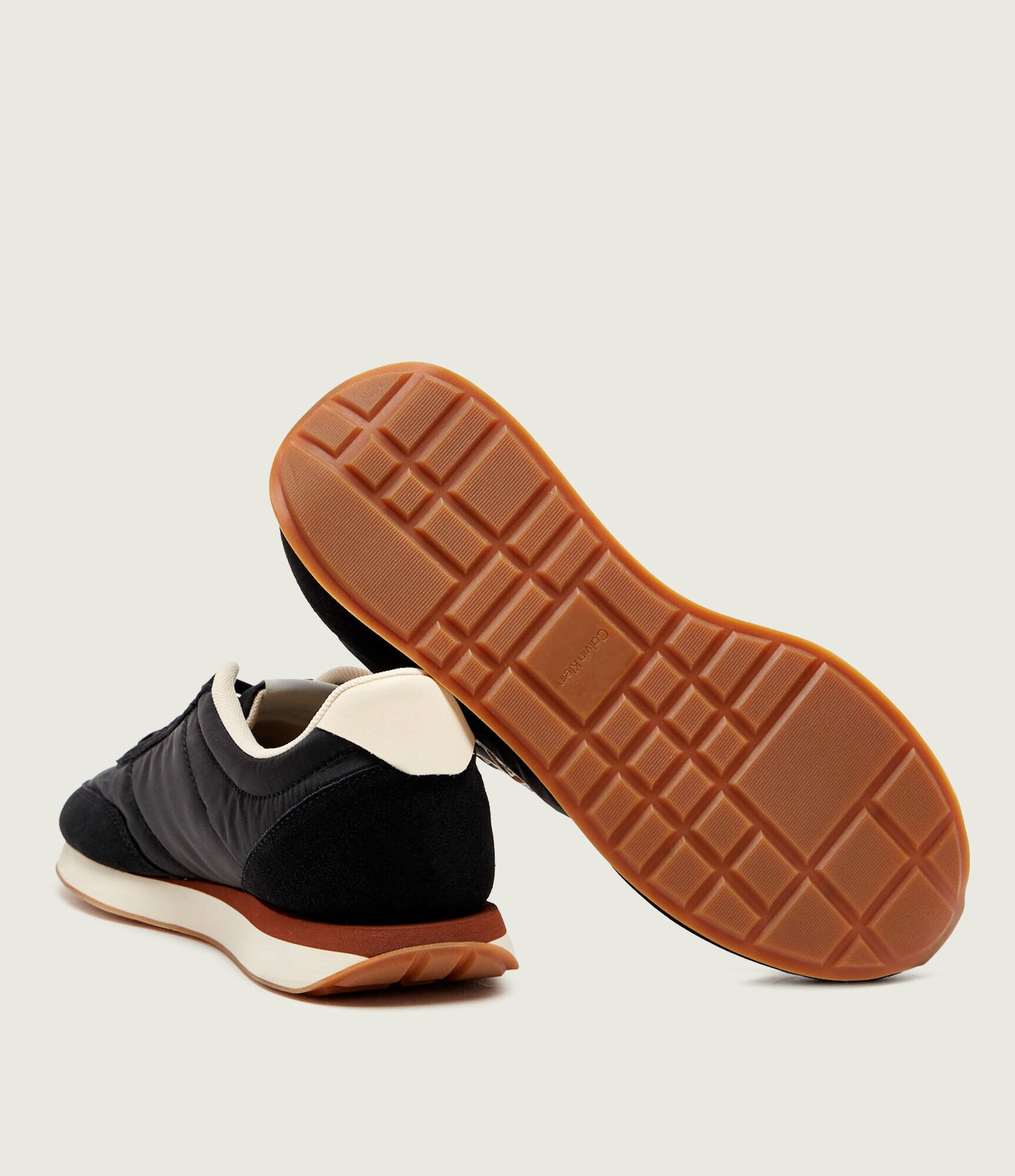 Calvin Klein Sneakers Retro | piele întoarsă