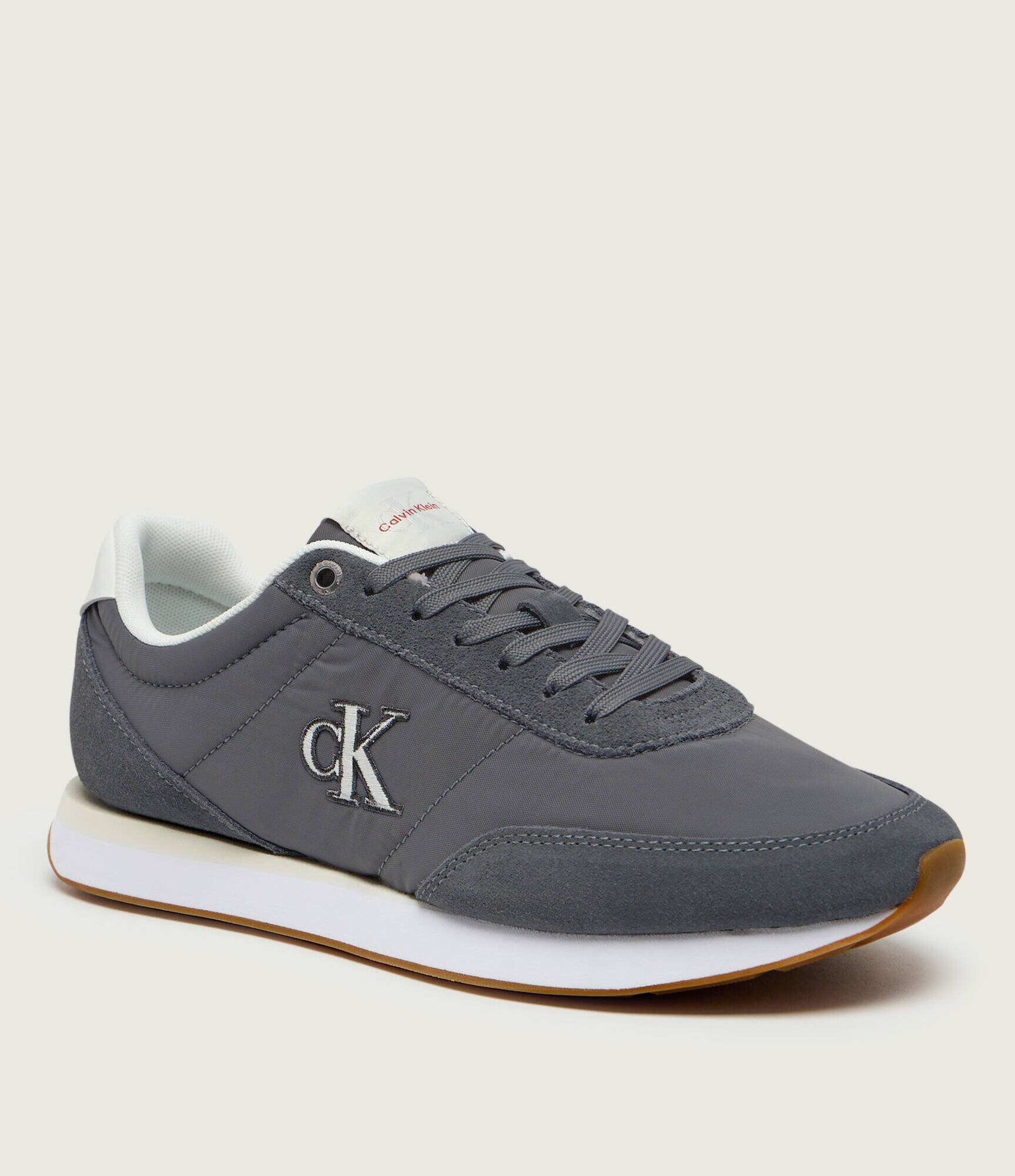 Calvin Klein Sneakers RETRO | piele întoarsă