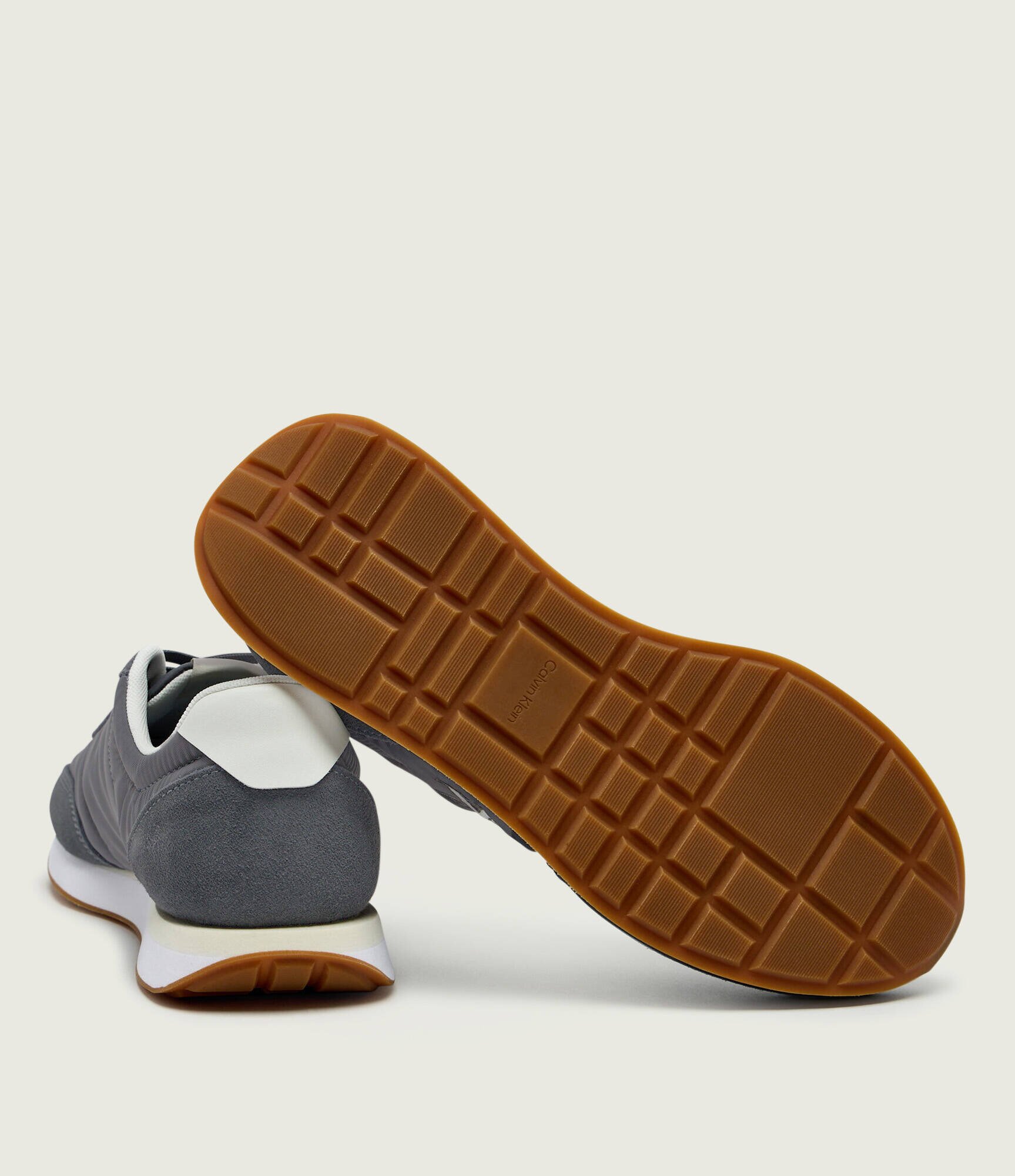 Calvin Klein Sneakers RETRO | piele întoarsă