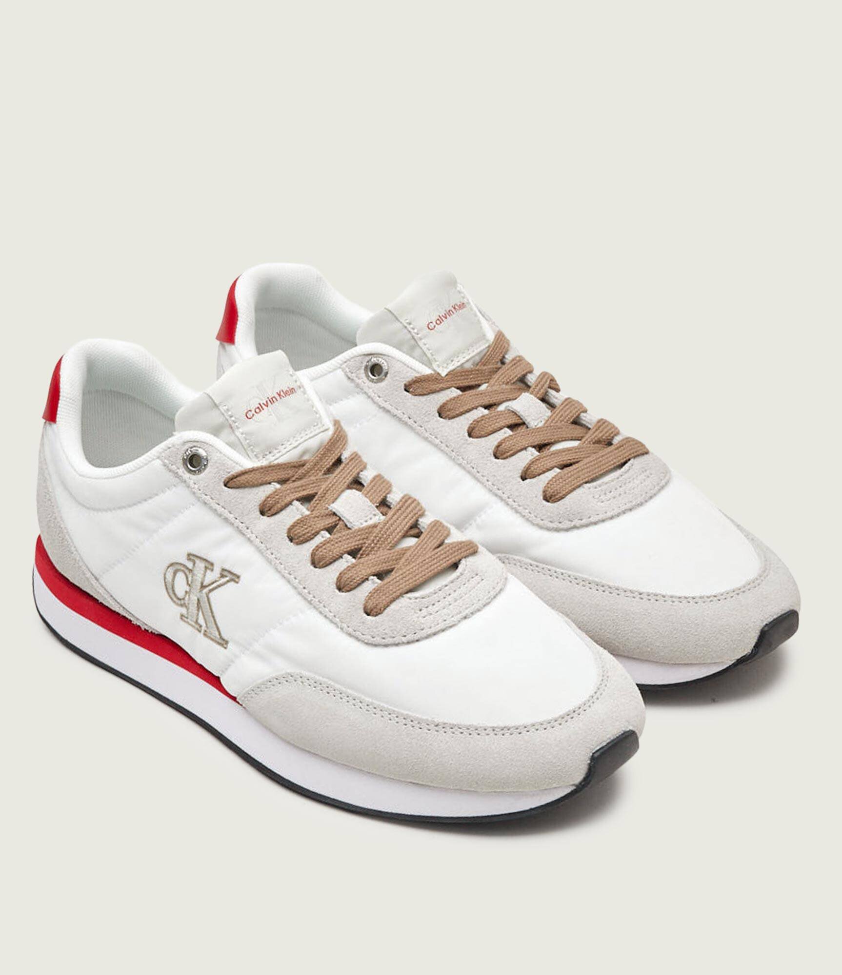 Calvin Klein Sneakers RETRO | piele întoarsă