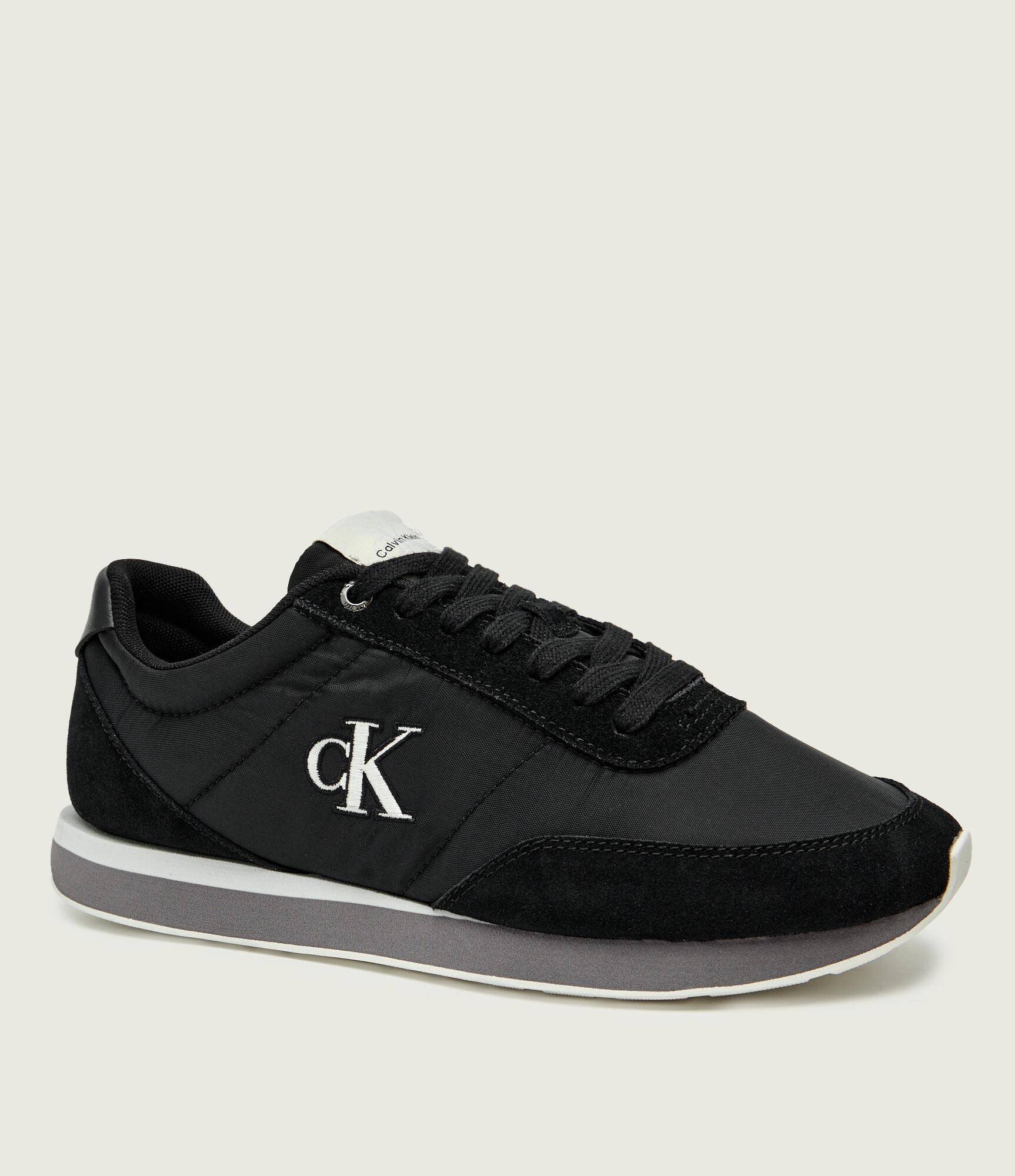 Calvin Klein Sneakers RETRO | piele întoarsă