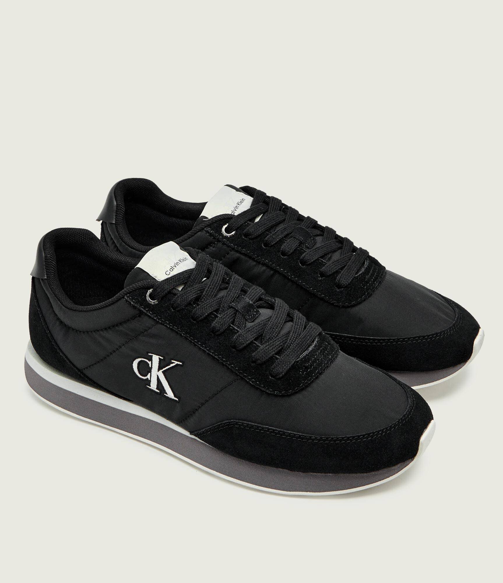 Calvin Klein Sneakers RETRO | piele întoarsă