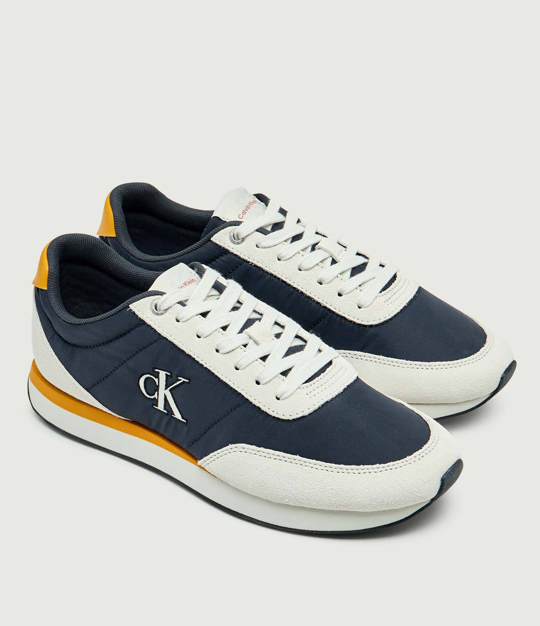 Calvin Klein Sneakers RETRO | piele întoarsă