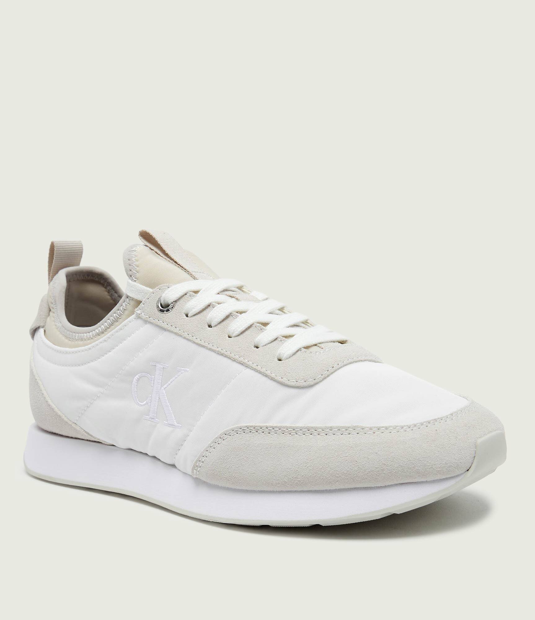 Calvin Klein Sneakers RETRO RUNNER | piele întoarsă