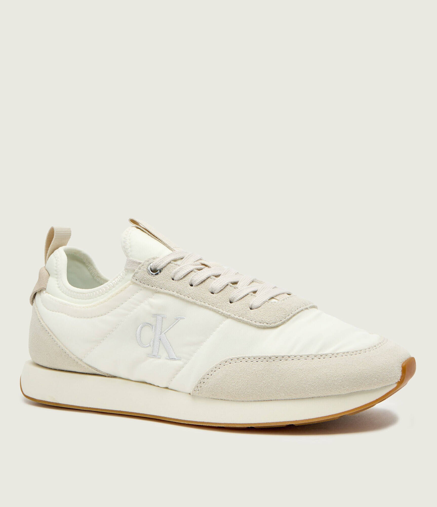 Calvin Klein Sneakers RETRO RUNNER | piele întoarsă