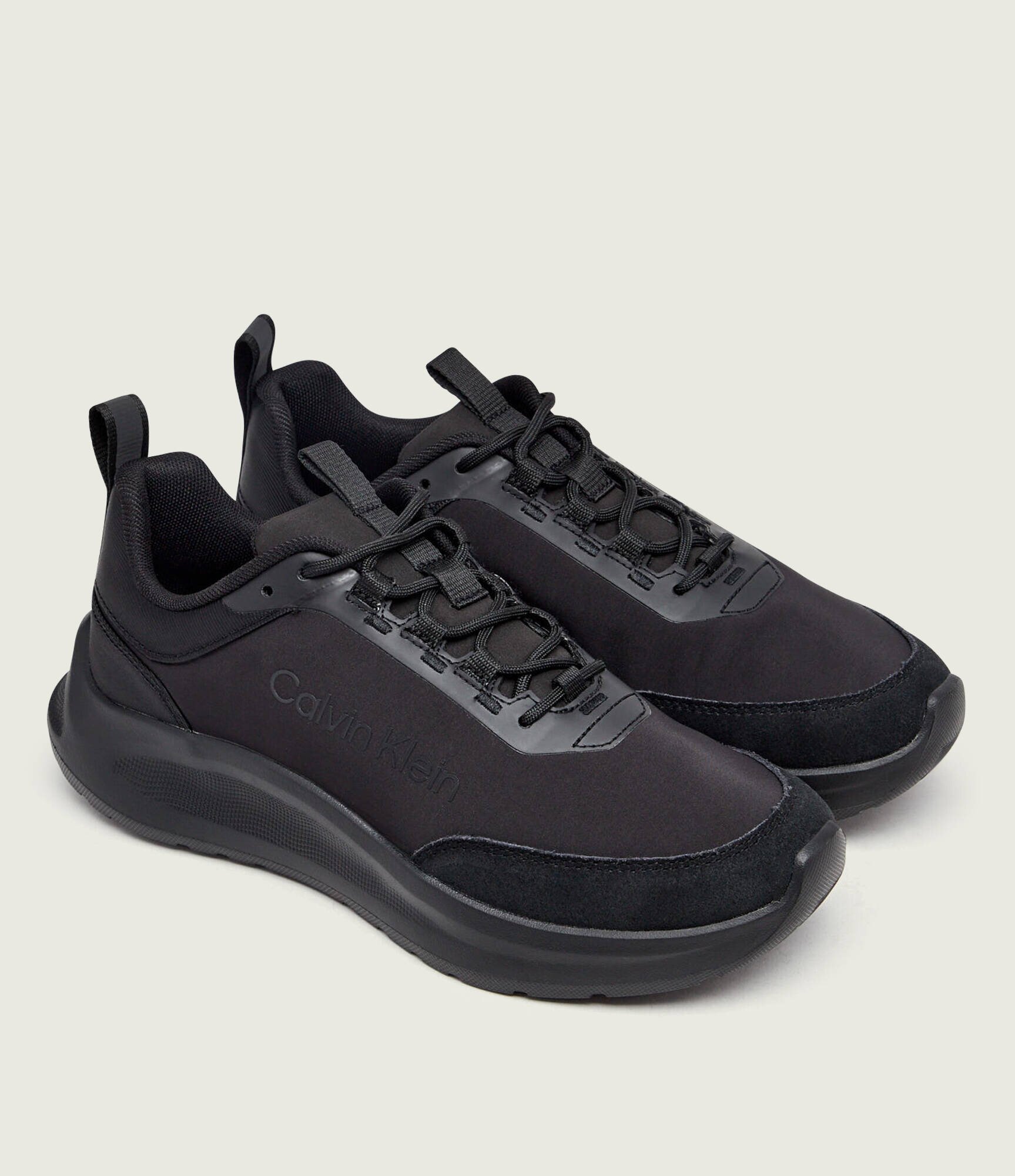 Calvin Klein Sneakers RUNN ESS LACEUP NY-SU | piele întoarsă