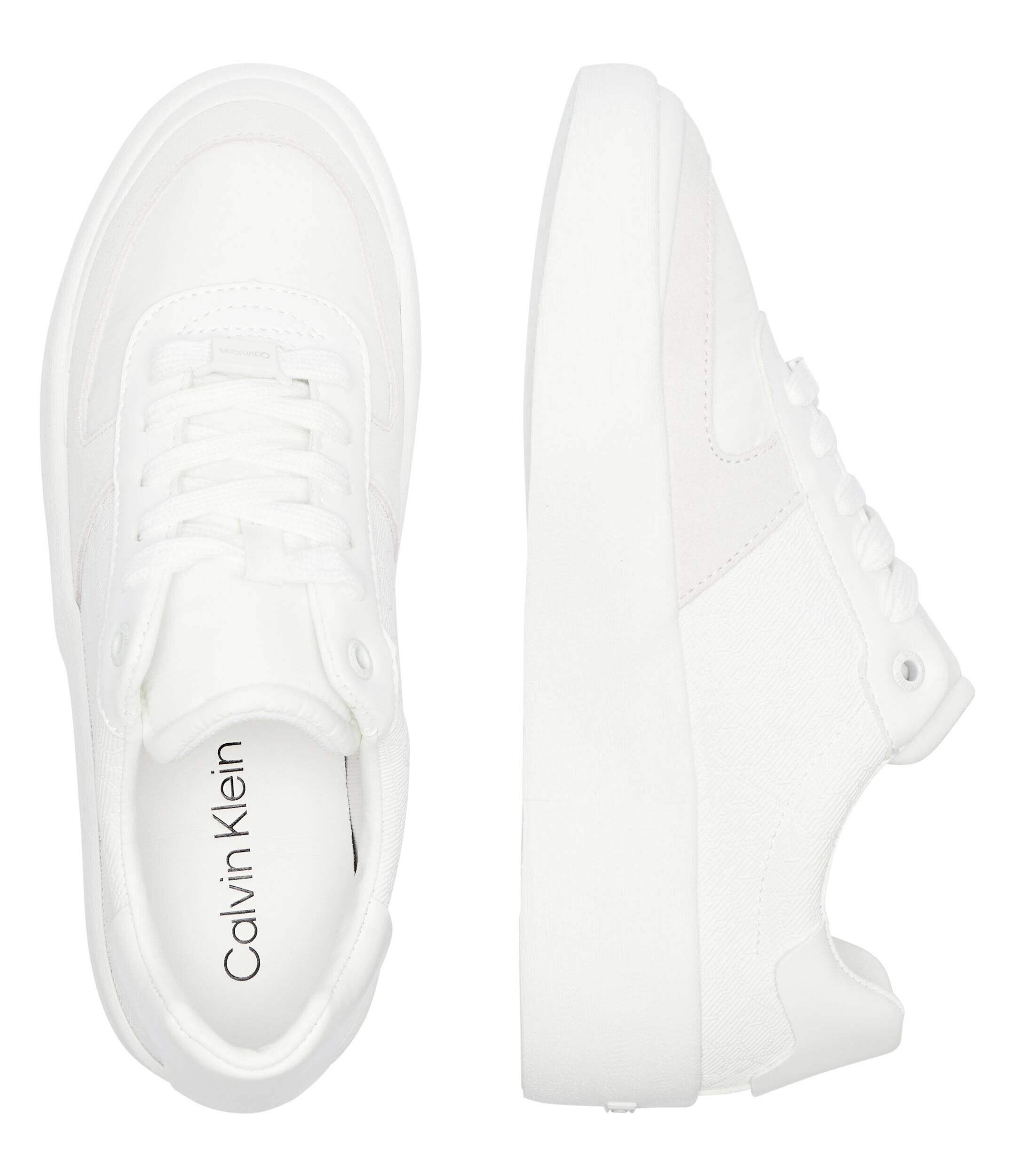 Calvin Klein Sneakers Vulc Lace Up cu adaos de piele