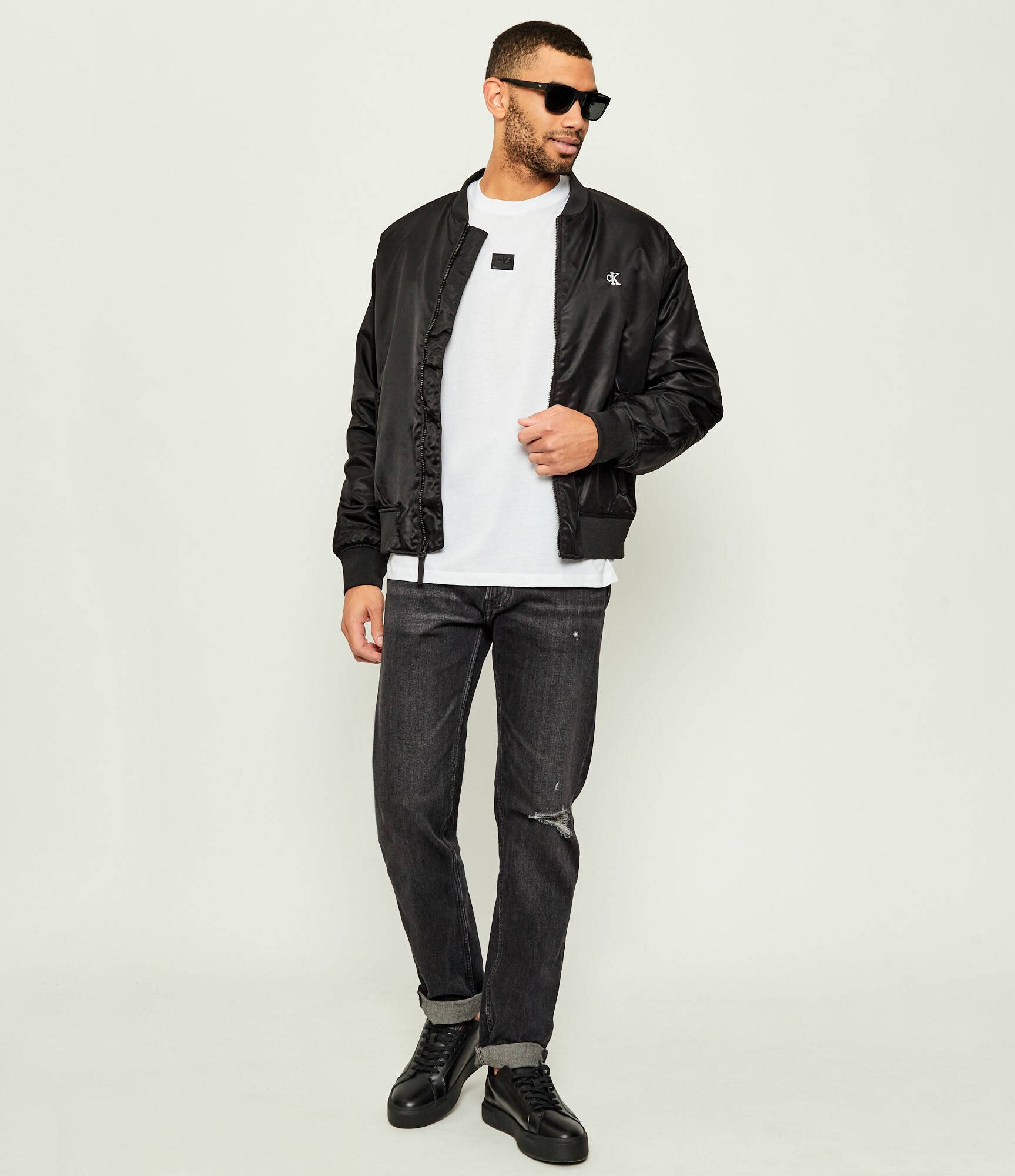Calvin Klein Teniși din piele Basket