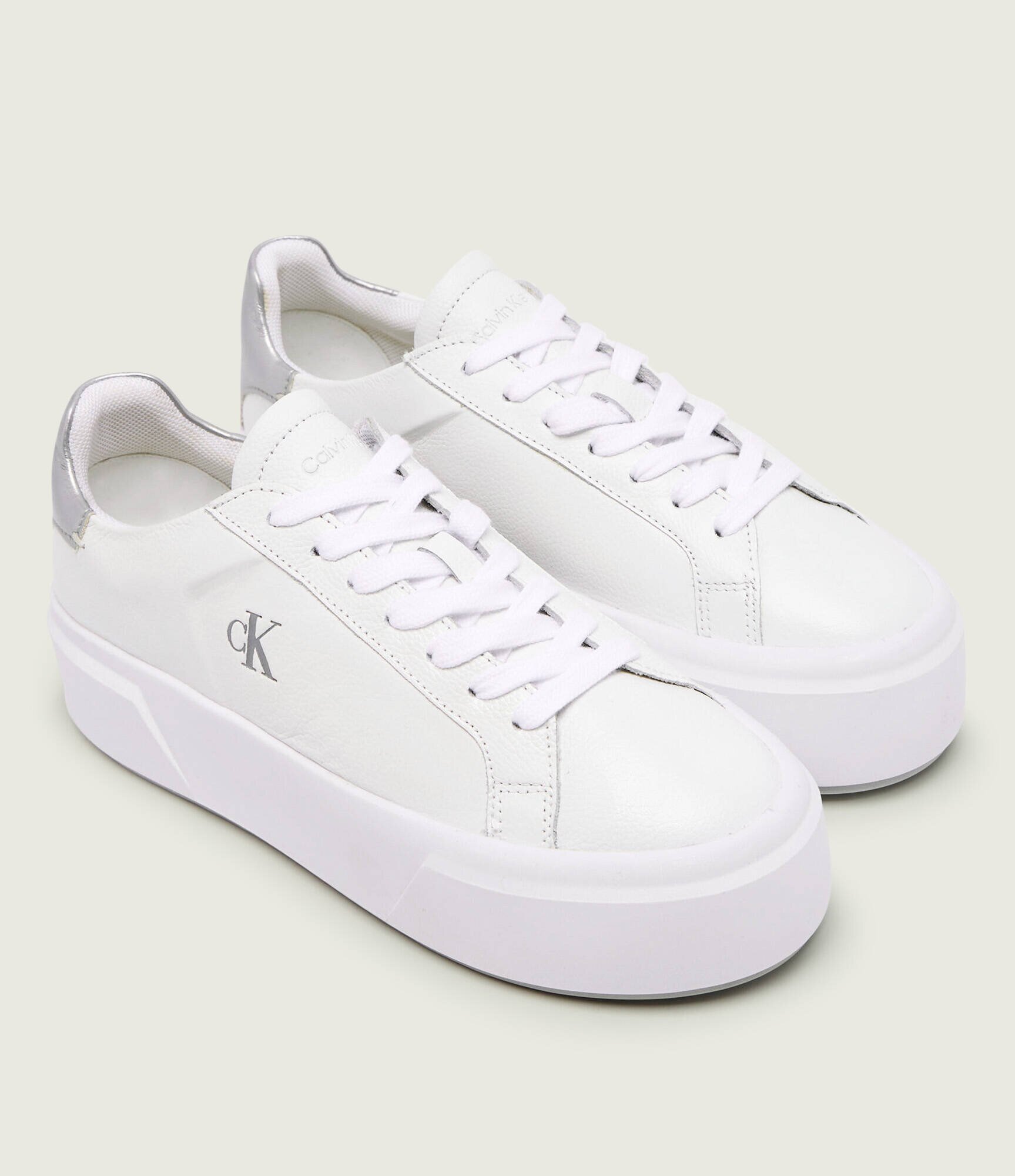 Calvin Klein Teniși din piele FLATFORM