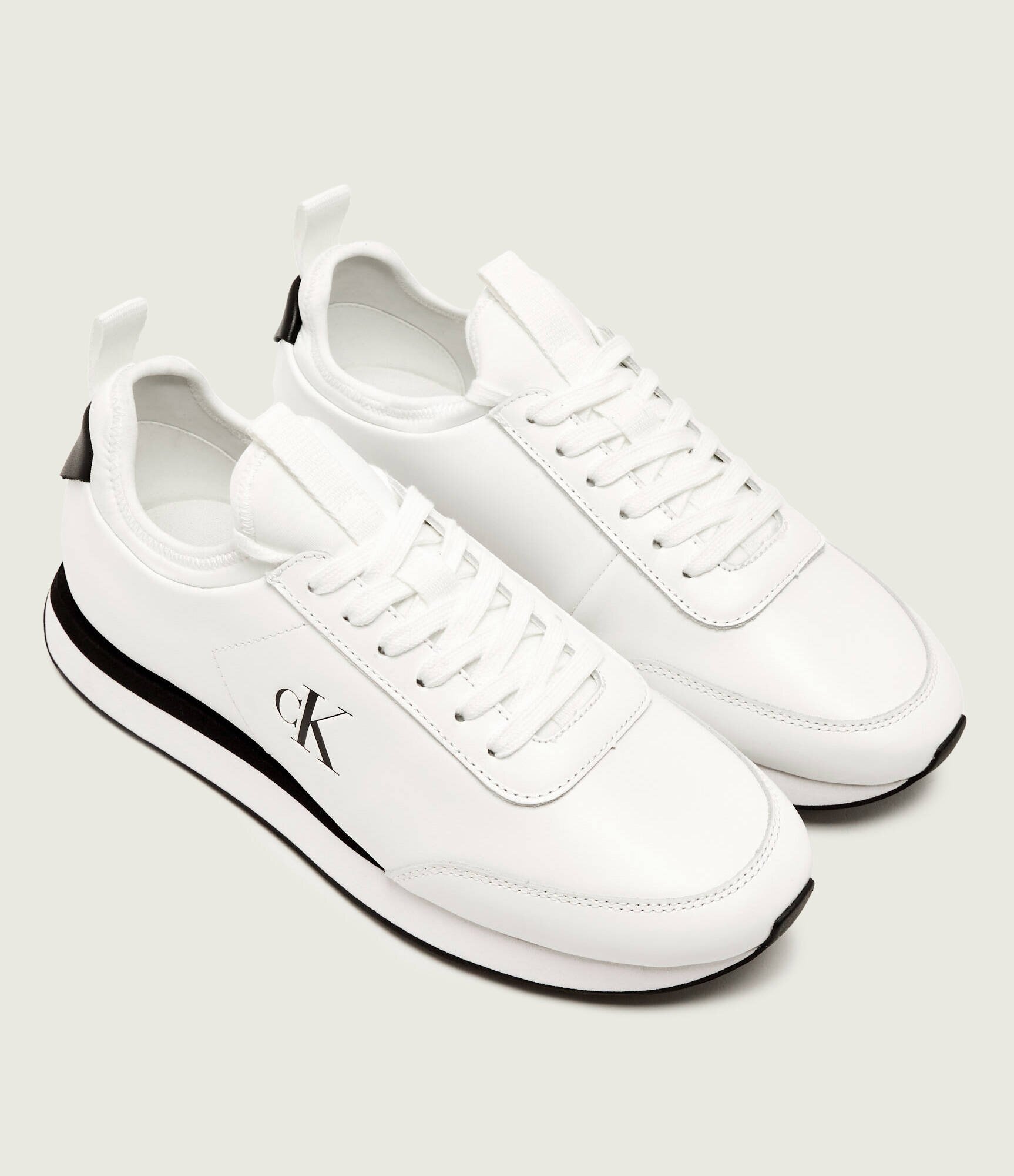 Calvin Klein Teniși din piele RETRO RUNNER