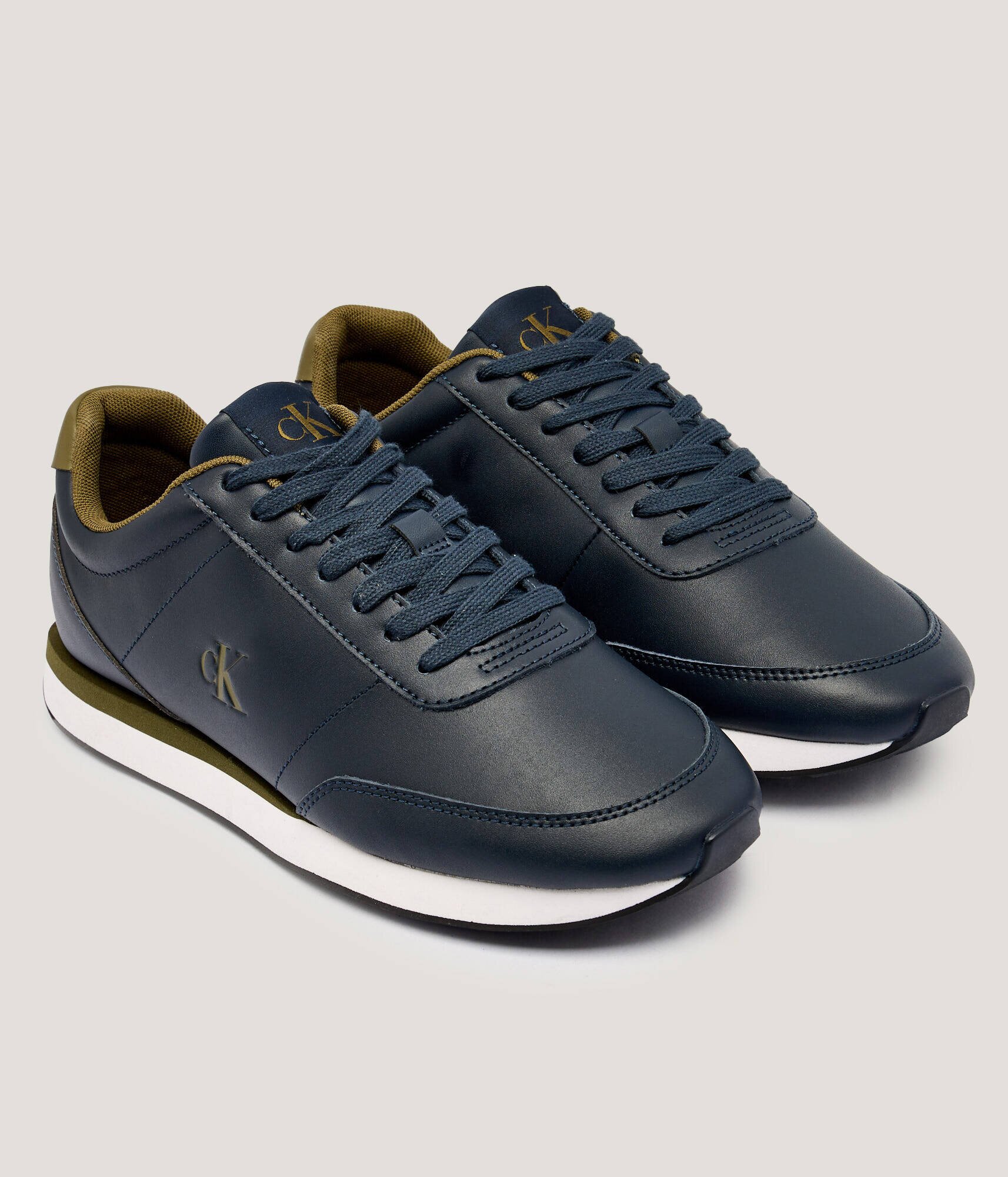 Calvin Klein Teniși din piele RETRO RUNNER