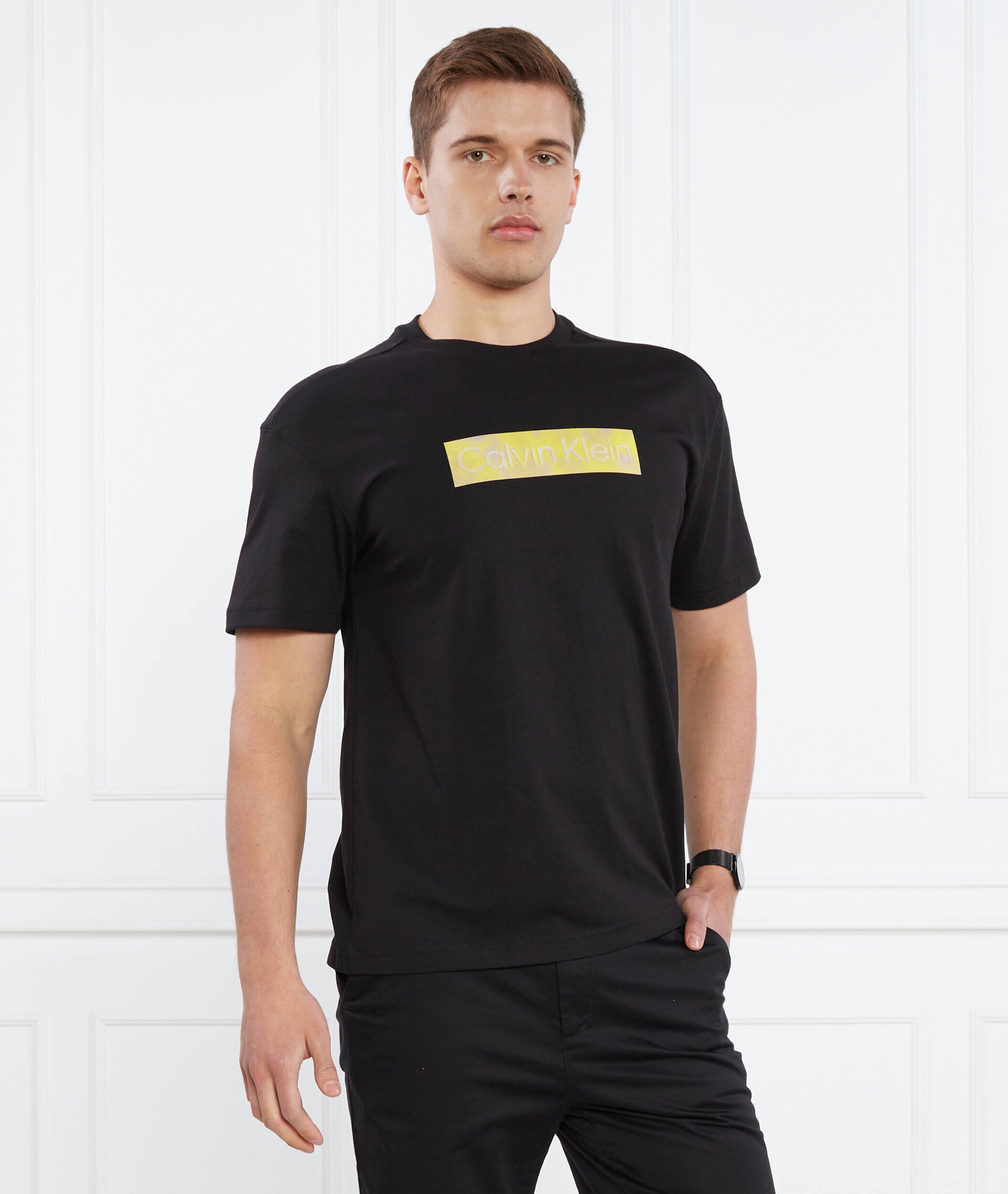 Calvin Klein Tricou CAMO RAISED BOX LOGO | Comfort fit