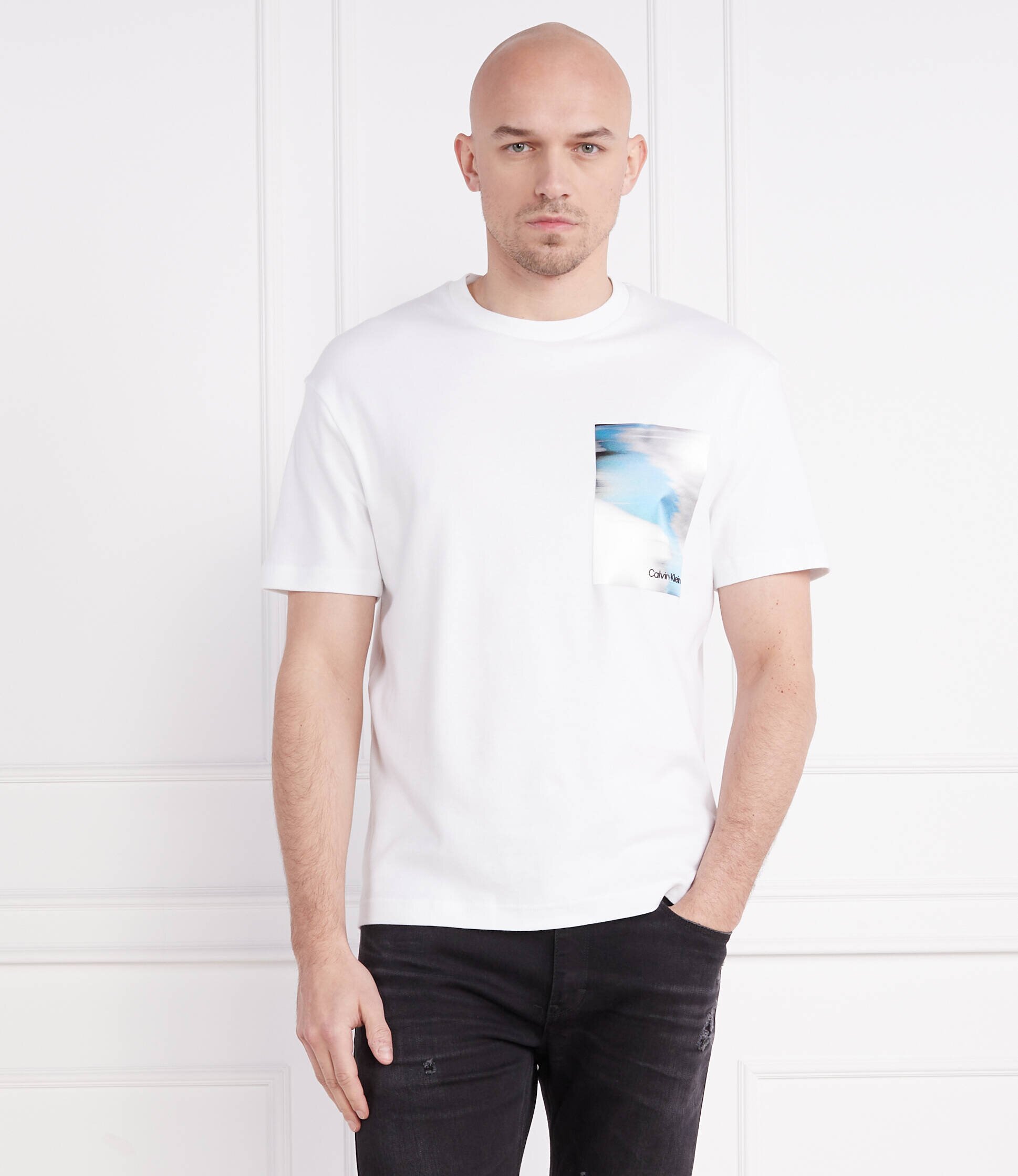 Calvin Klein Tricou Glitch | Regular Fit