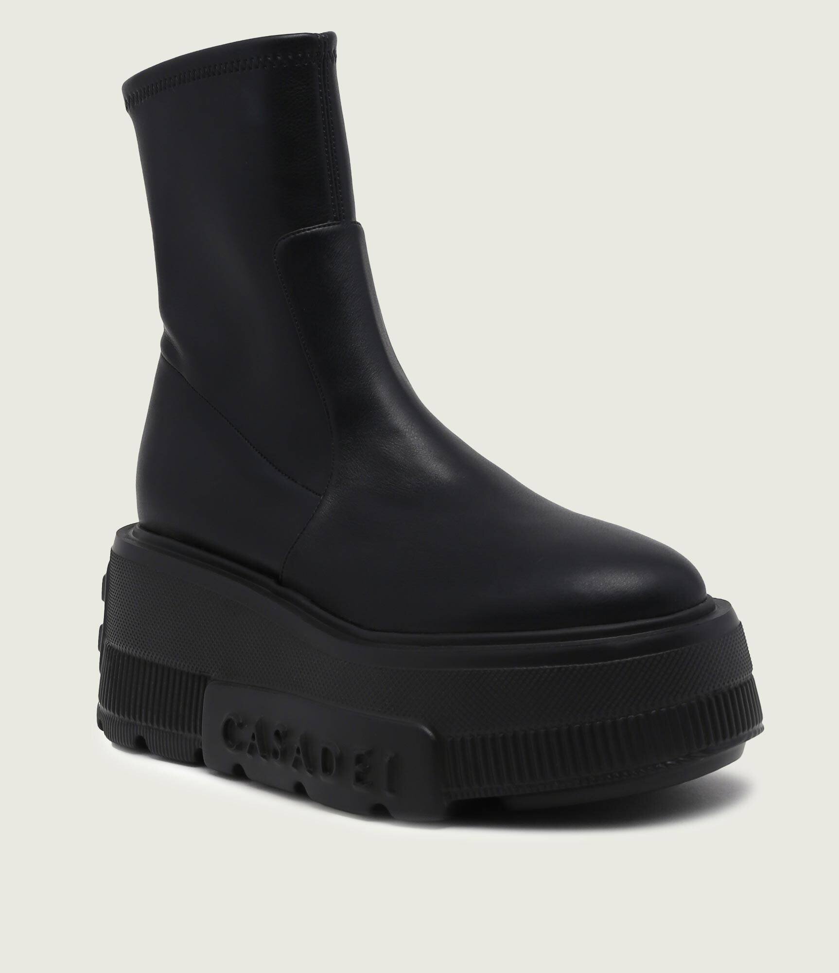 Casadei De piele botine cu platformă Malleolo