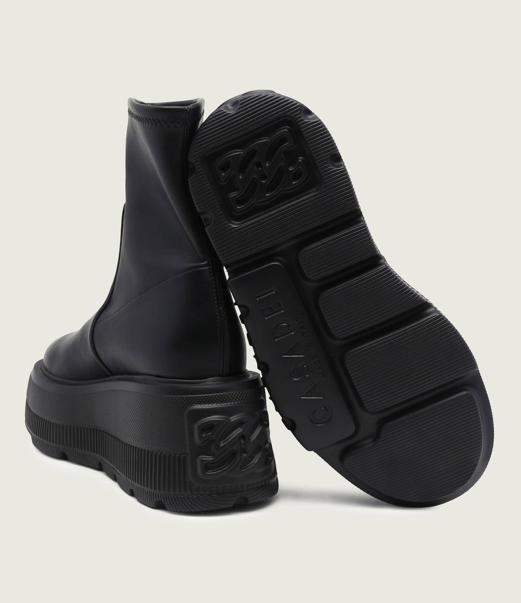 Casadei De piele botine cu platformă Malleolo