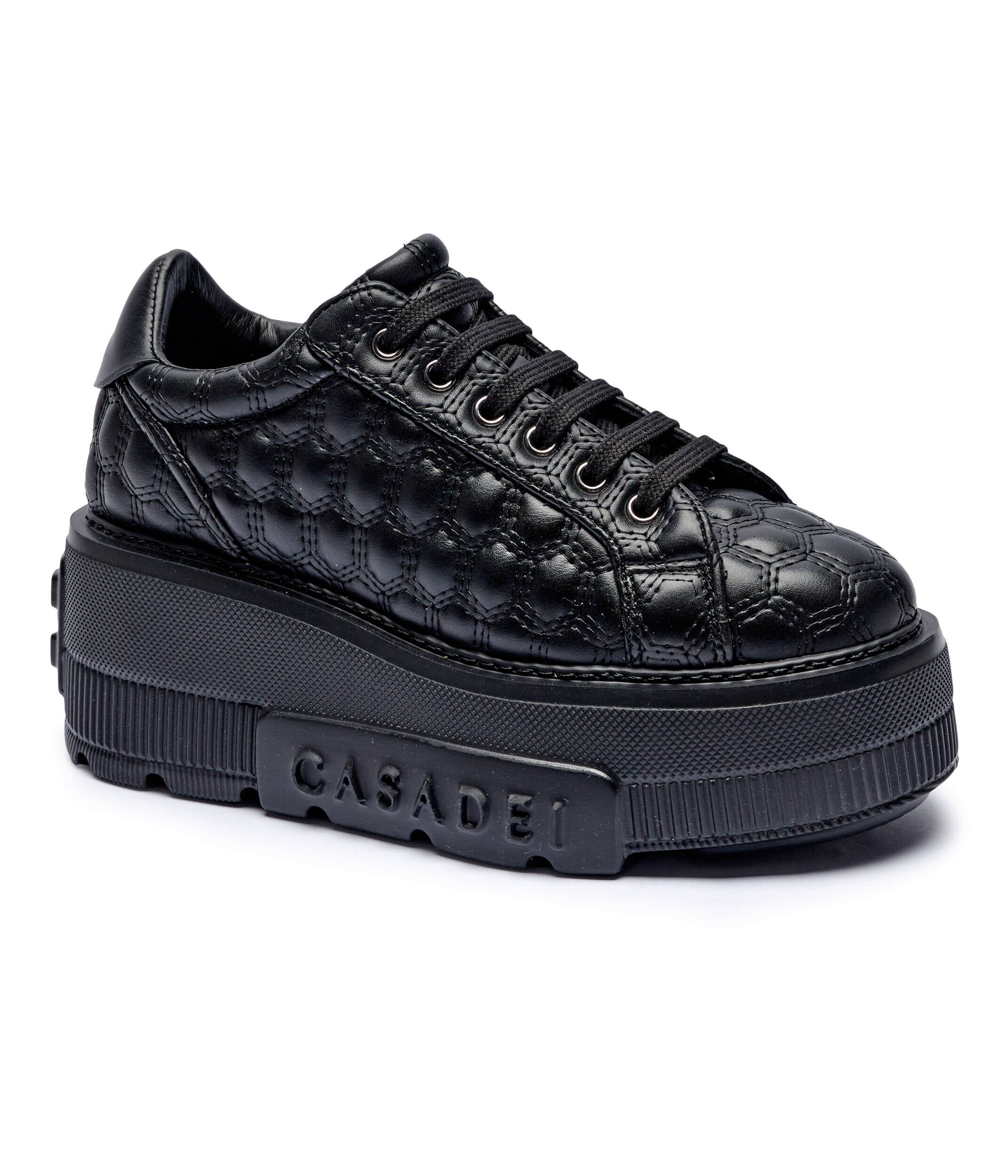 Casadei Sneakers cu adaos de piele