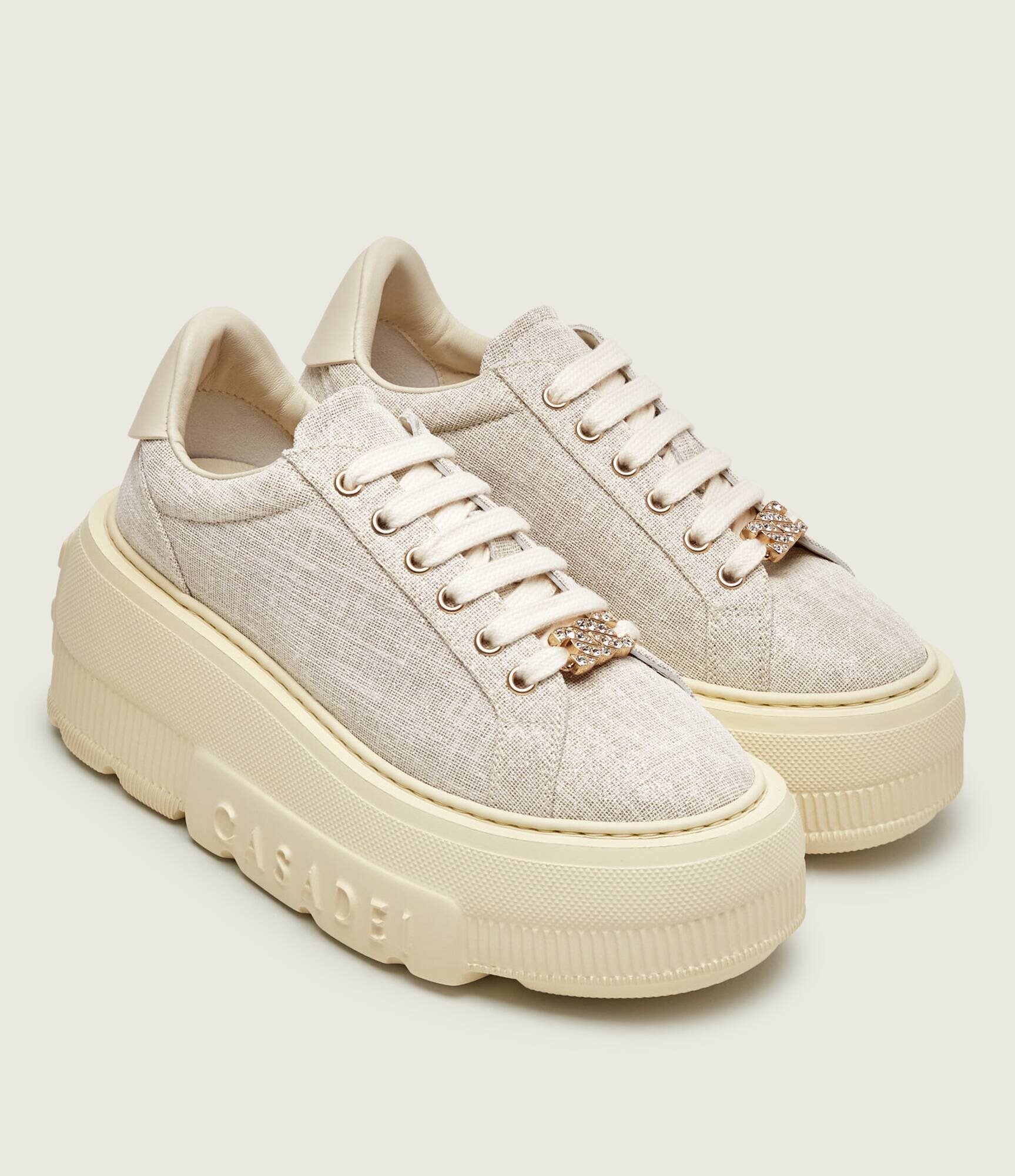 Casadei Sneakers Nexus Solar Eclipse cu adaos de piele