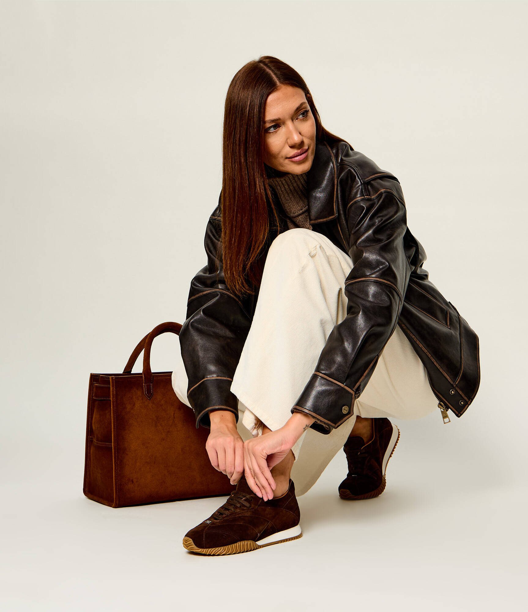 Casadei Sneakers Renna | piele întoarsă