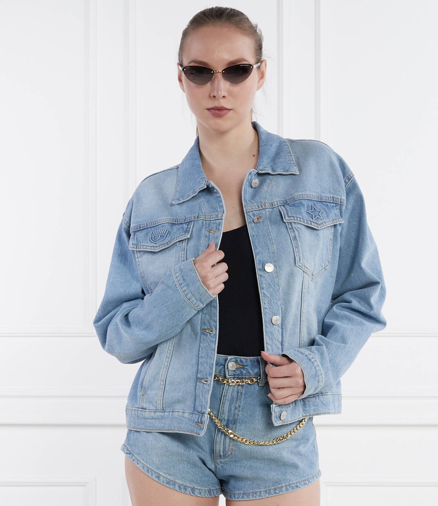 CHIARA FERRAGNI Geacă de blug | Regular Fit