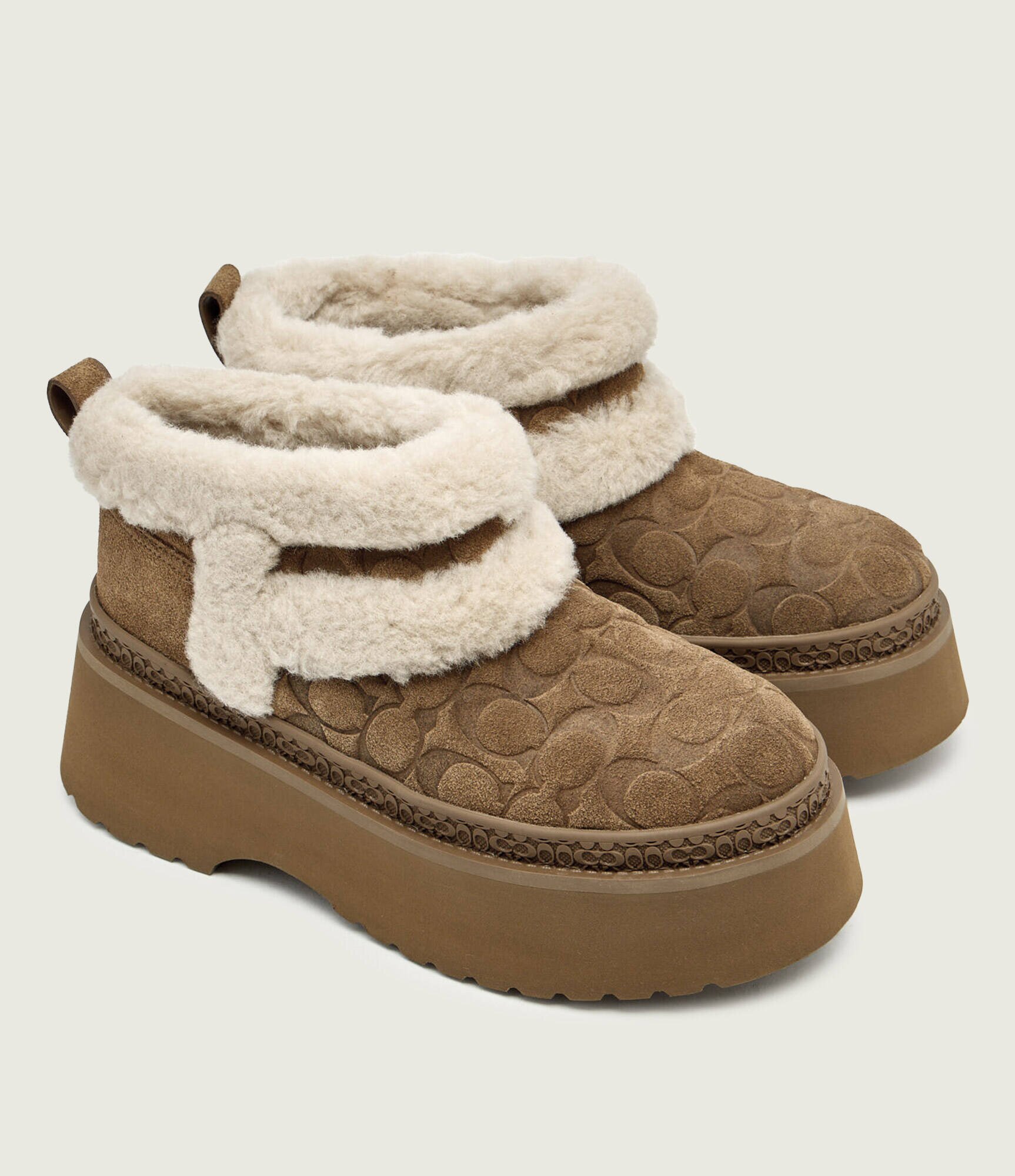Coach Bocanci CHRISTINA SIGNATURE | piele întoarsă | shearling