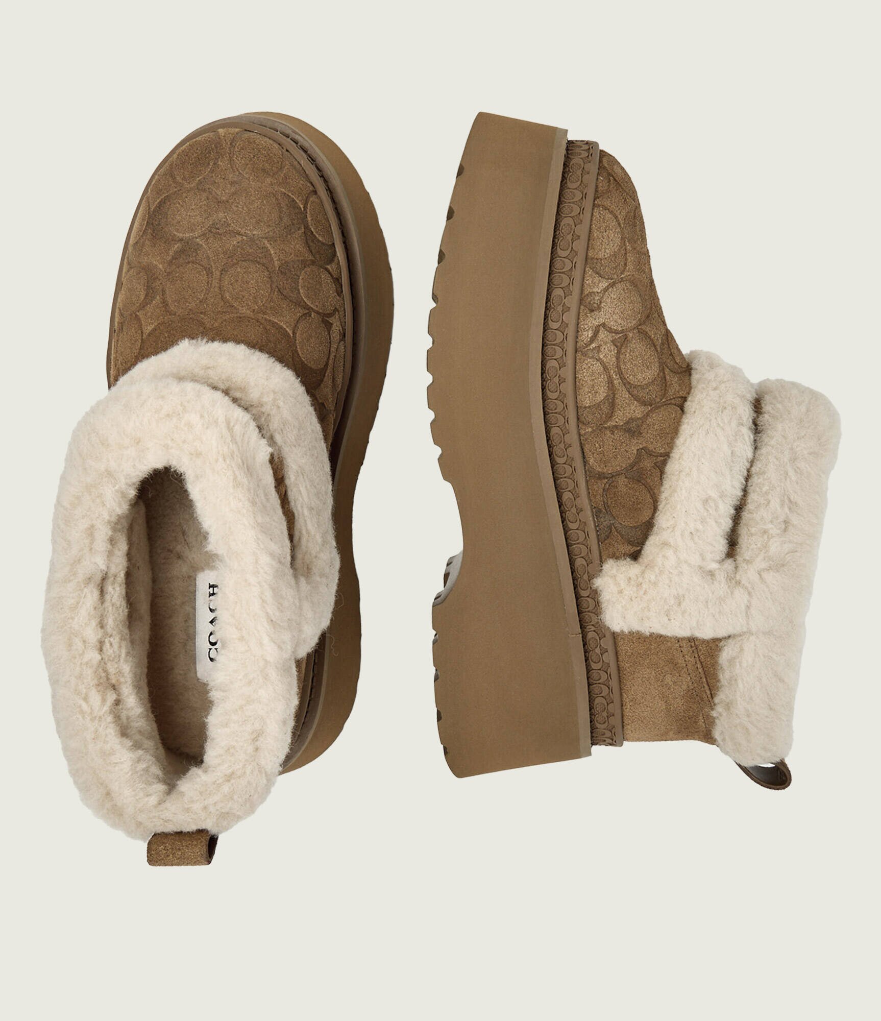 Coach Bocanci CHRISTINA SIGNATURE | piele întoarsă | shearling