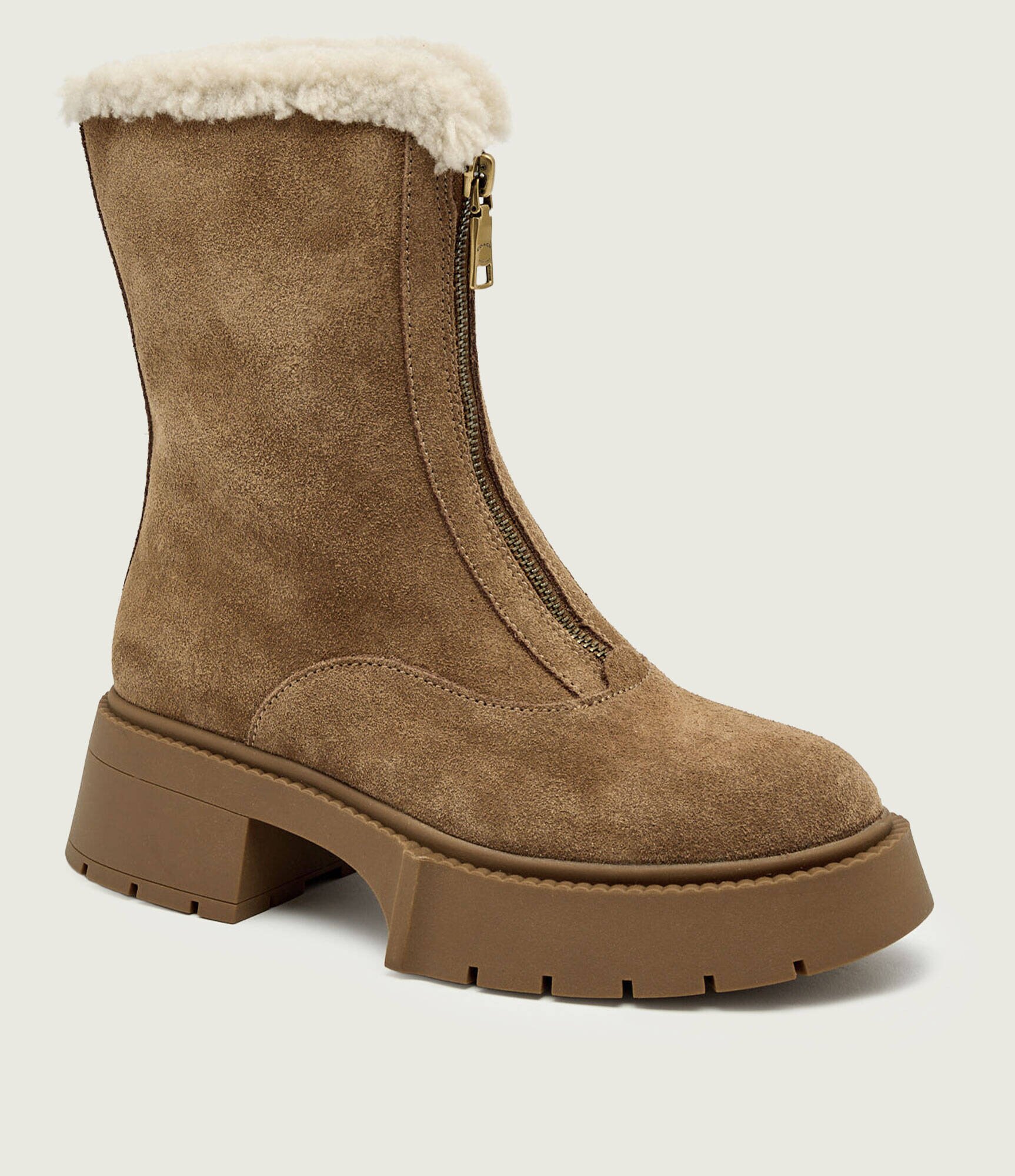 Coach Botine |shearling | piele întoarsă