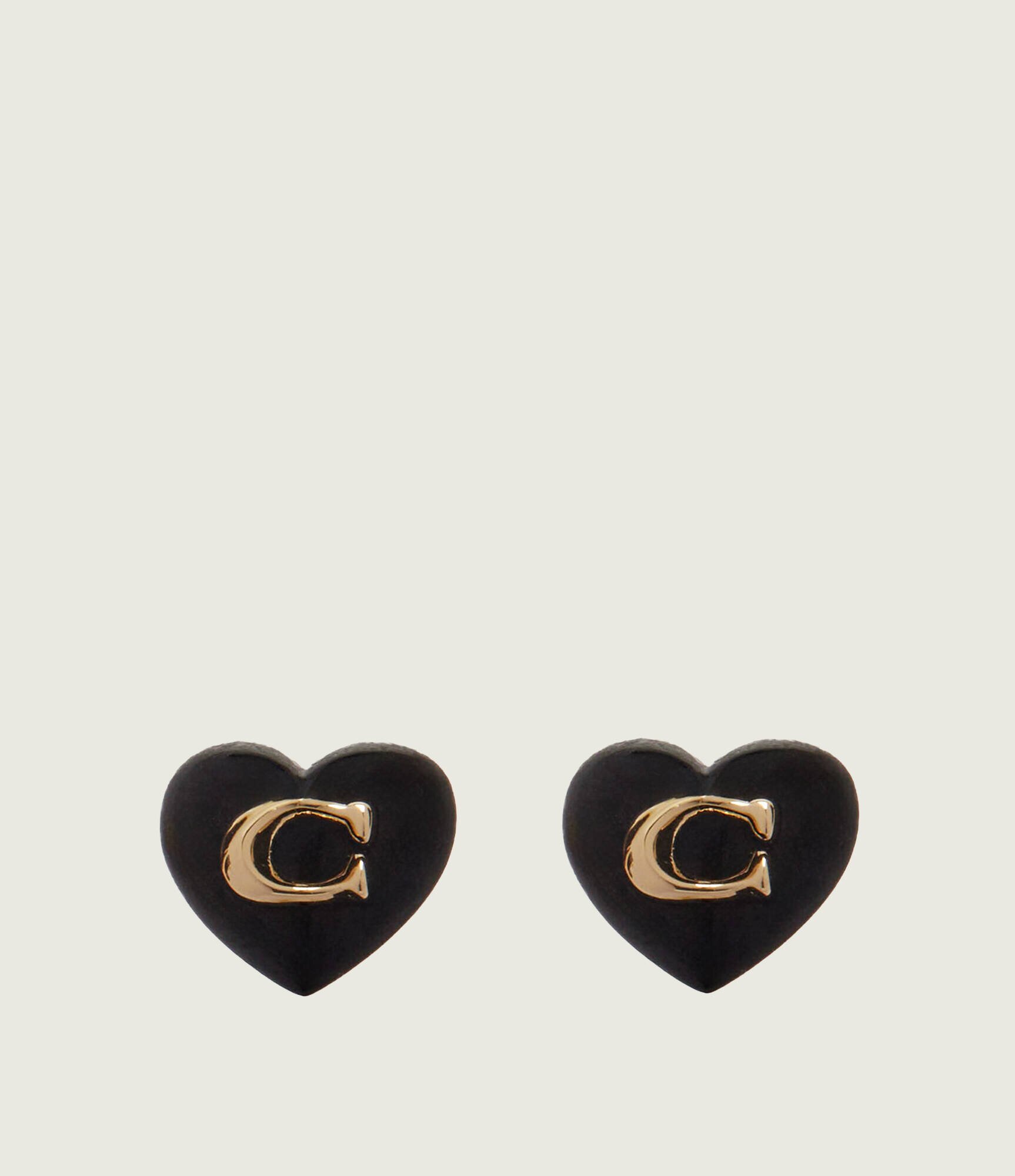 Coach Cercei Signature Heart Stud