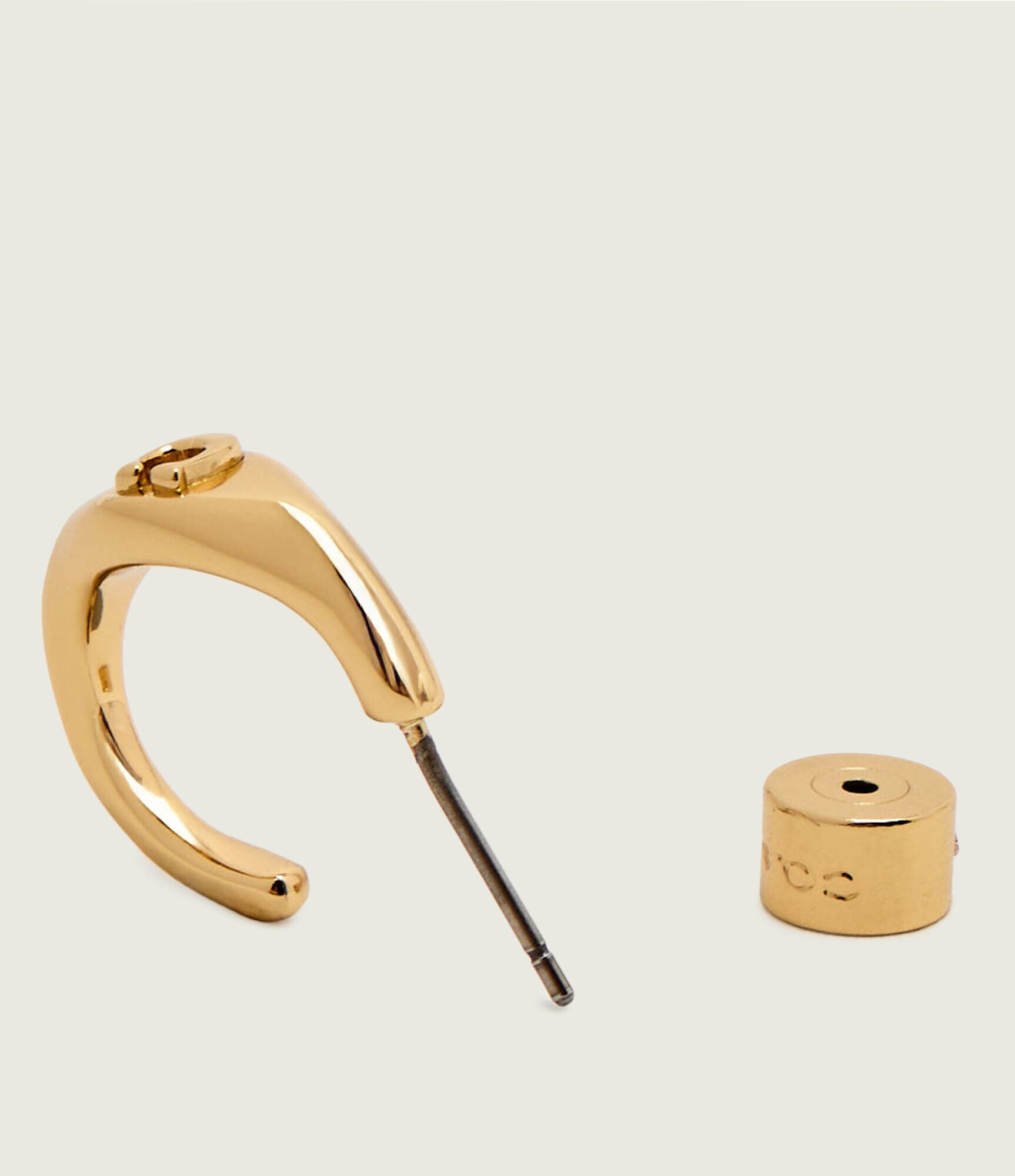 Coach Cercei Signature Signet Huggie