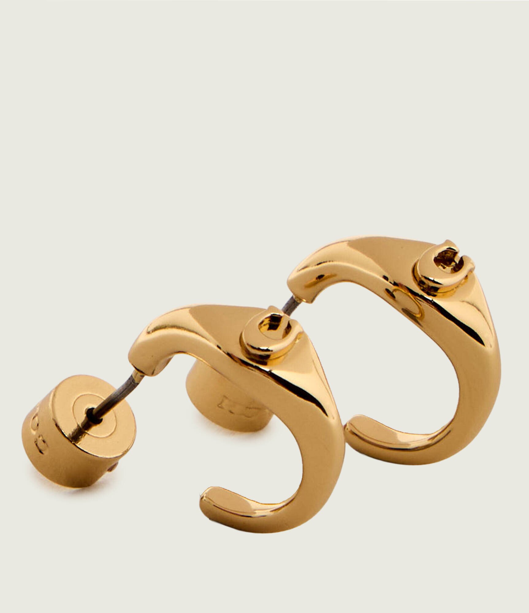 Coach Cercei Signature Signet Huggie