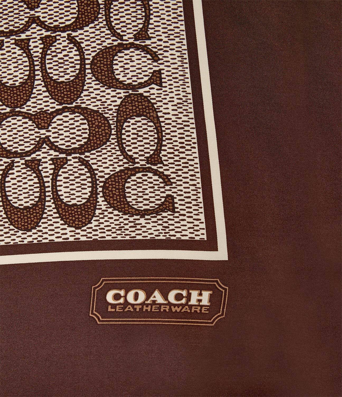 Coach De mătase eșarfă TEXTURED SIGNATURE C