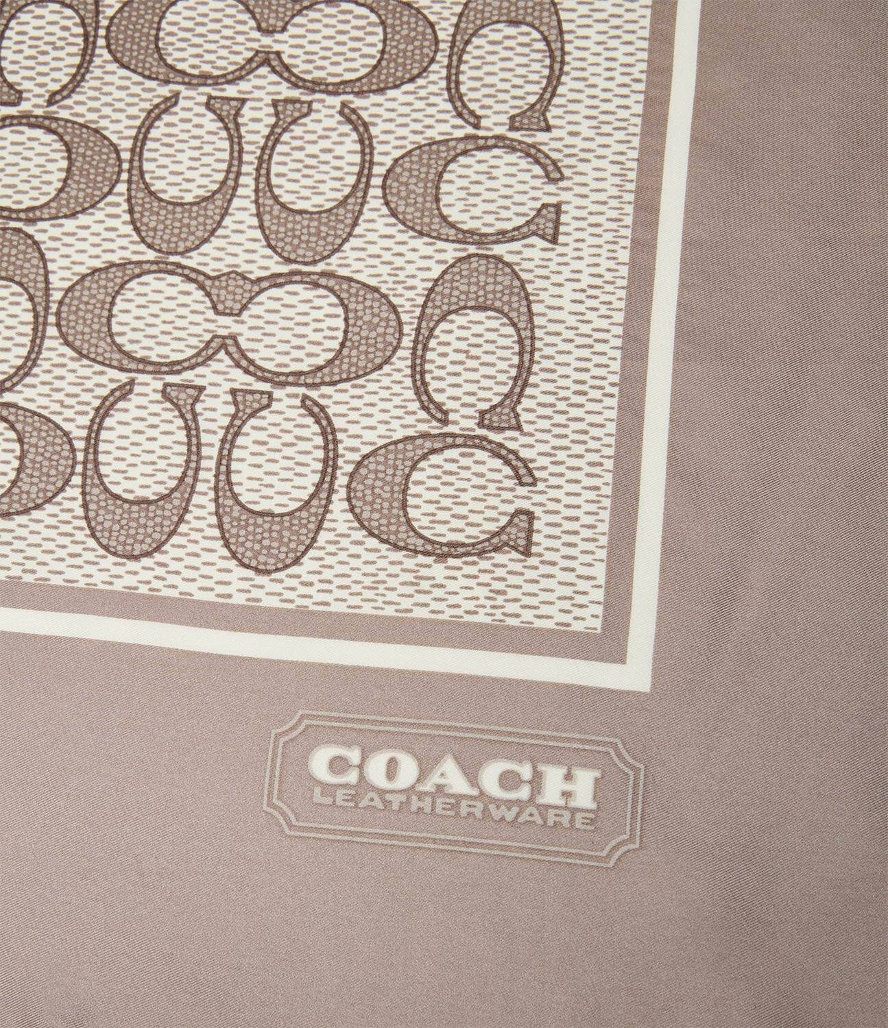 Coach De mătase eșarfă TEXTURED SIGNATURE C