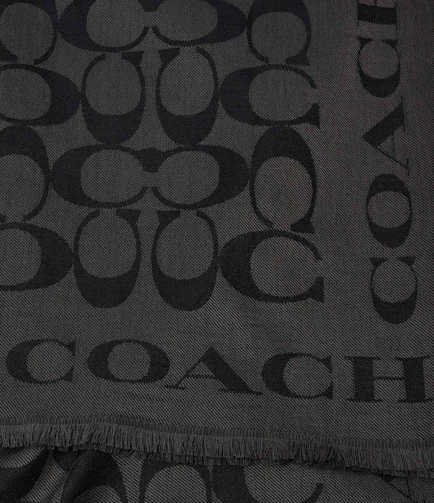 Coach De mătase șal Signature C Border