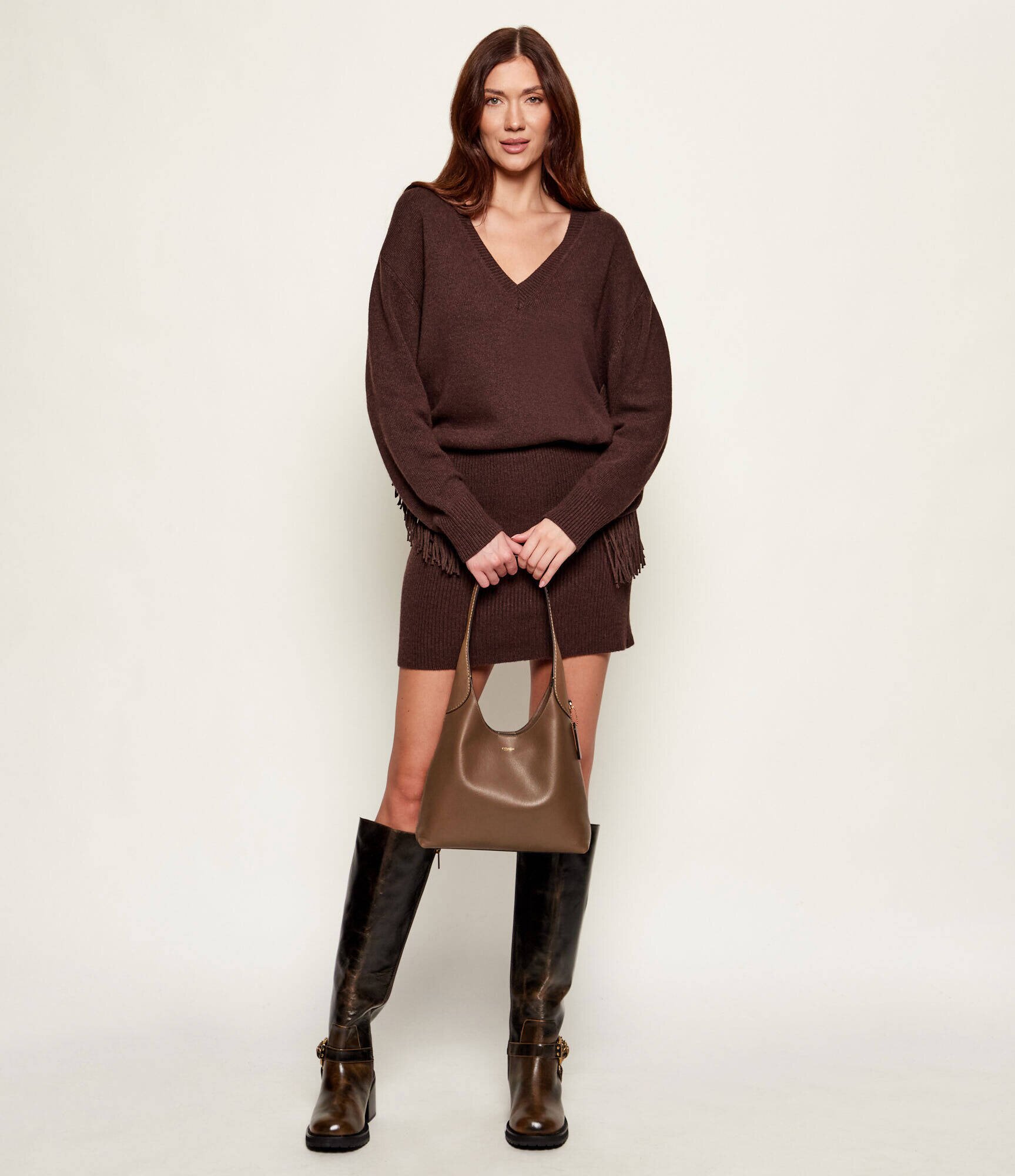 Coach De piele hobo BROOKLYN