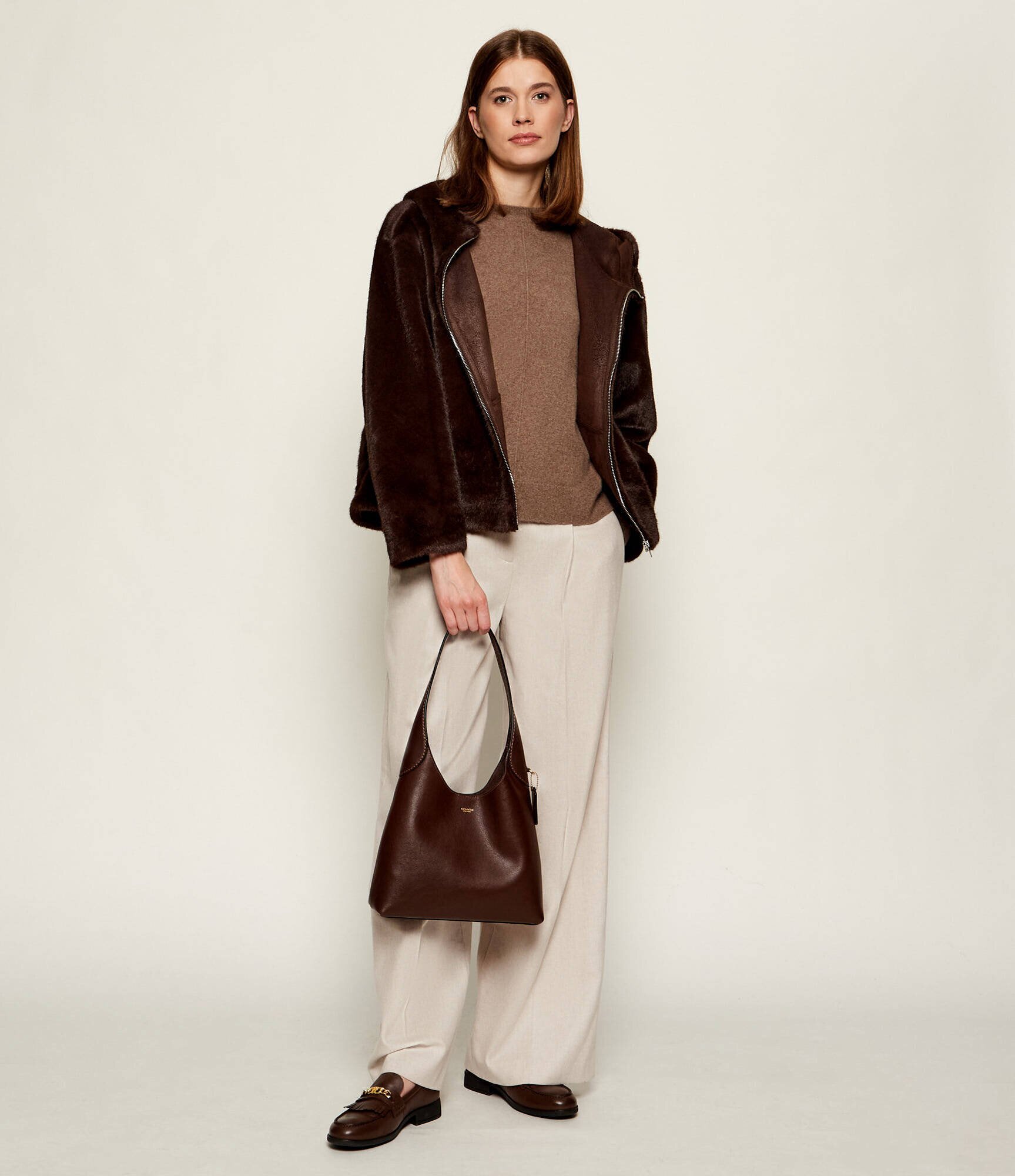 Coach De piele hobo BROOKLYN