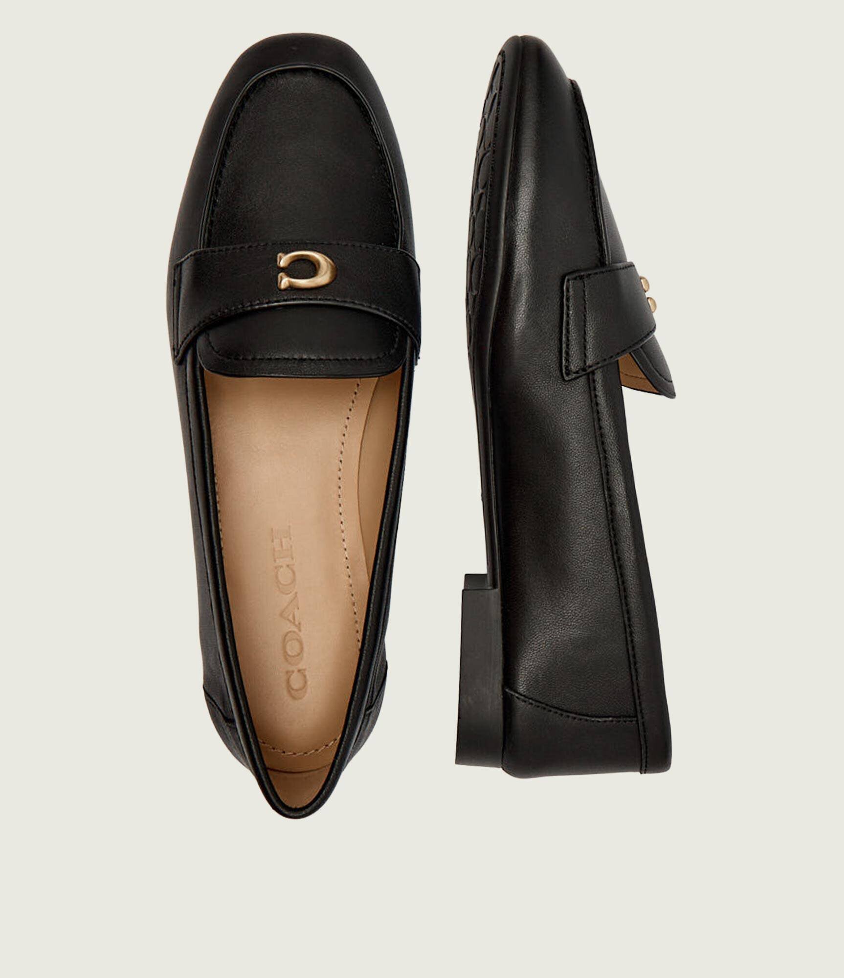 Coach De piele pantofi loafer Sculpted C