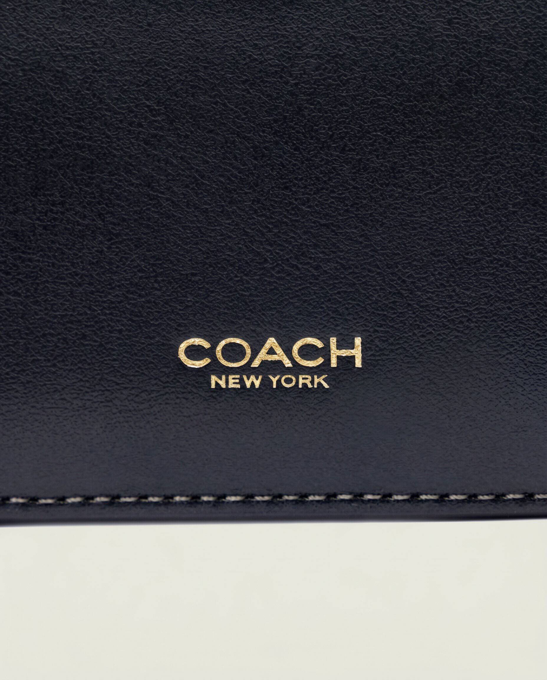 Coach De piele portofel + husă pentru carduri
