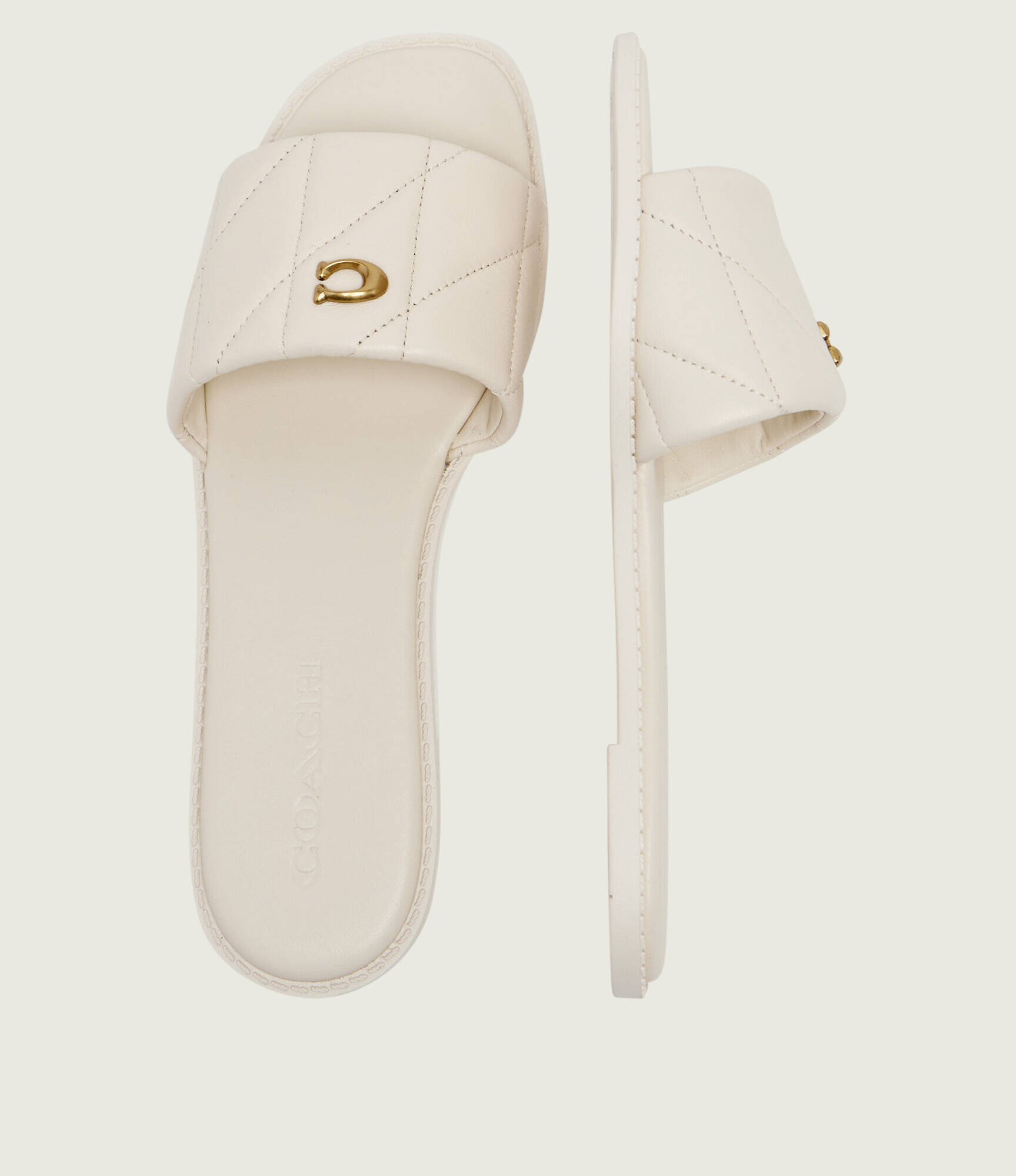 Coach De piele șlapi HOLLY
