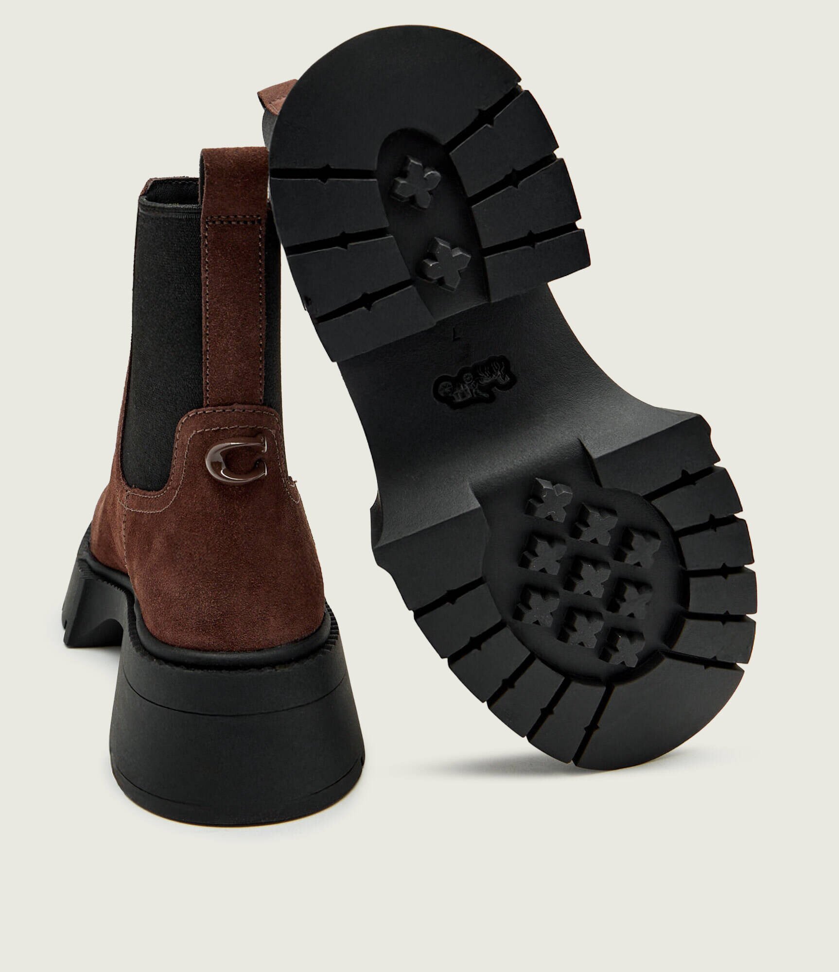Coach Ghete chelsea LEAH | piele întoarsă