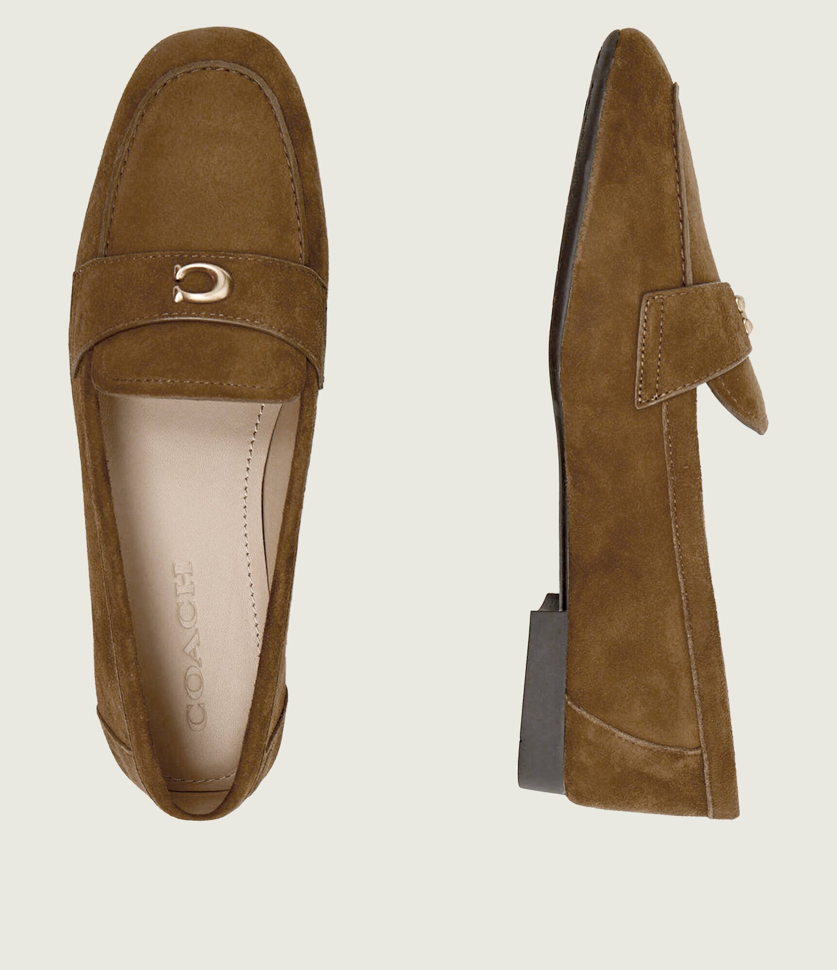 Coach Mocasini Sculpted C | piele întoarsă