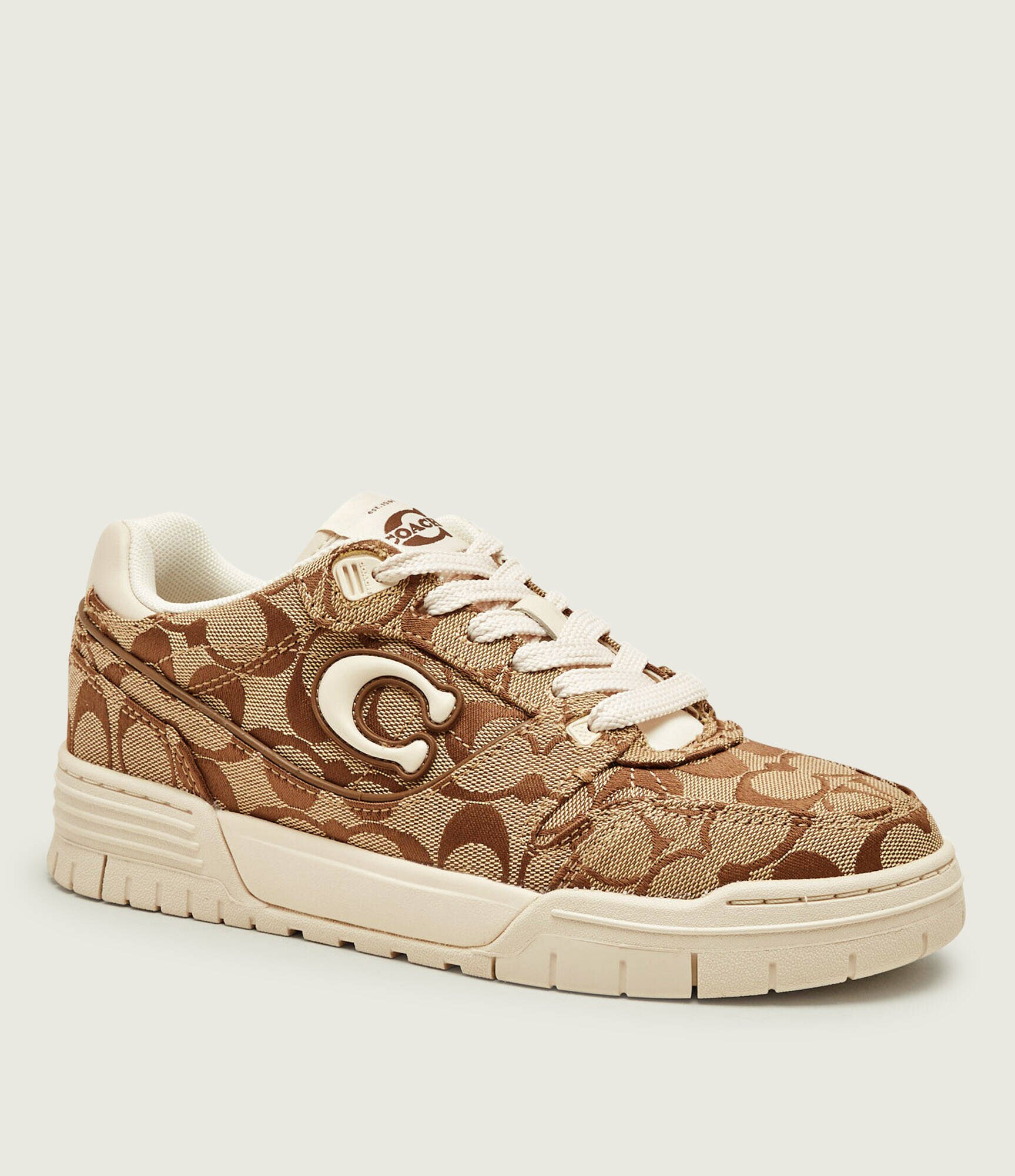 Coach Sneakers Soho cu adaos de piele