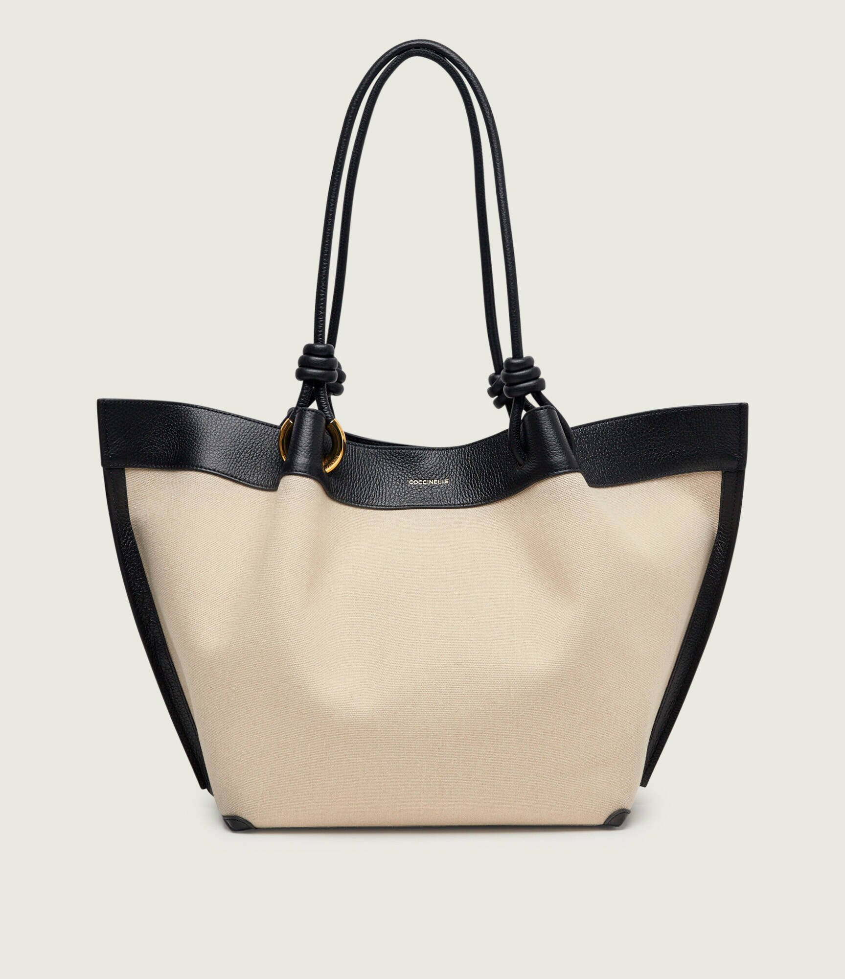 COCCINELLE De in geantă shopper FINN cu adaos de piele