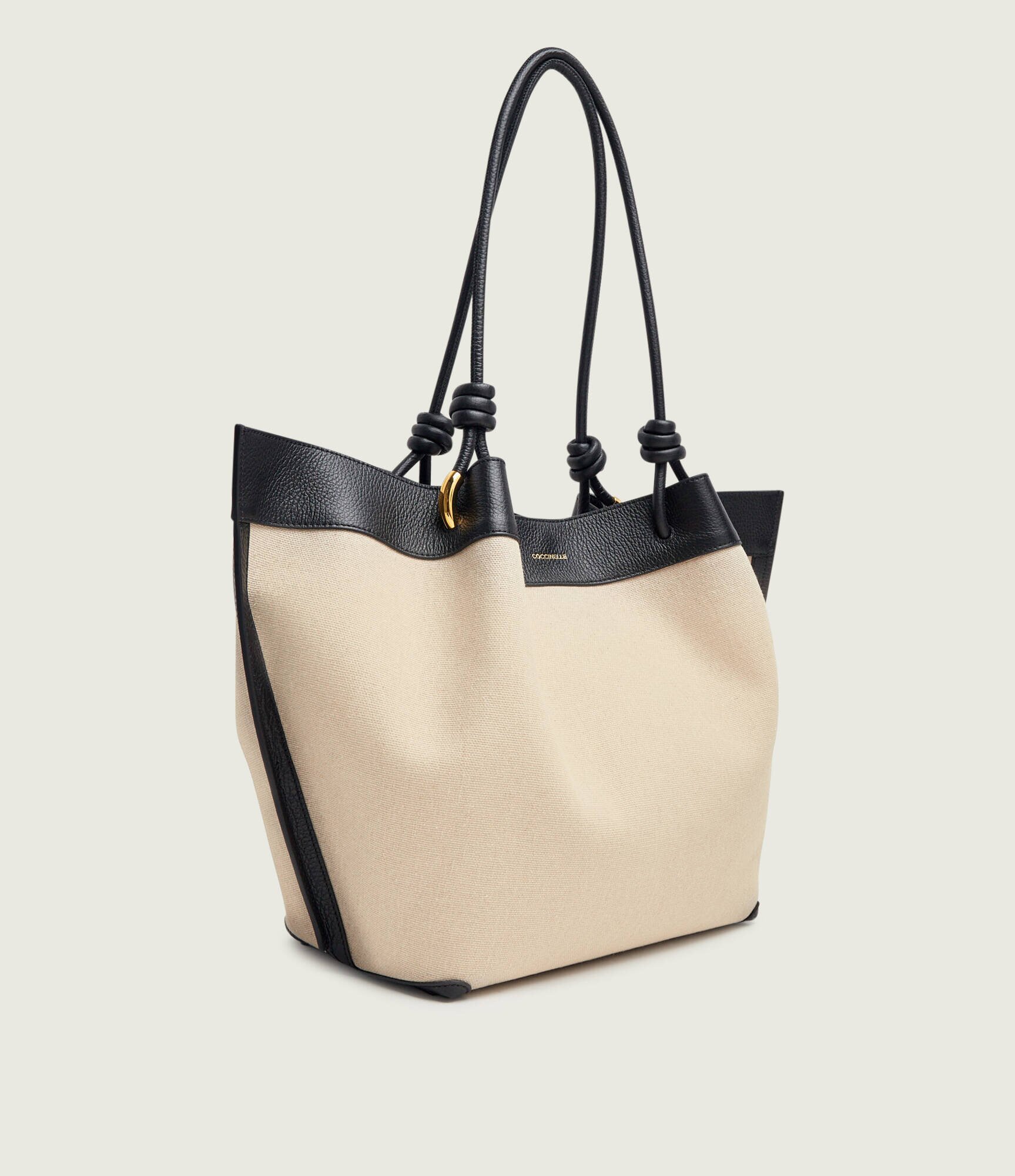 COCCINELLE De in geantă shopper FINN cu adaos de piele